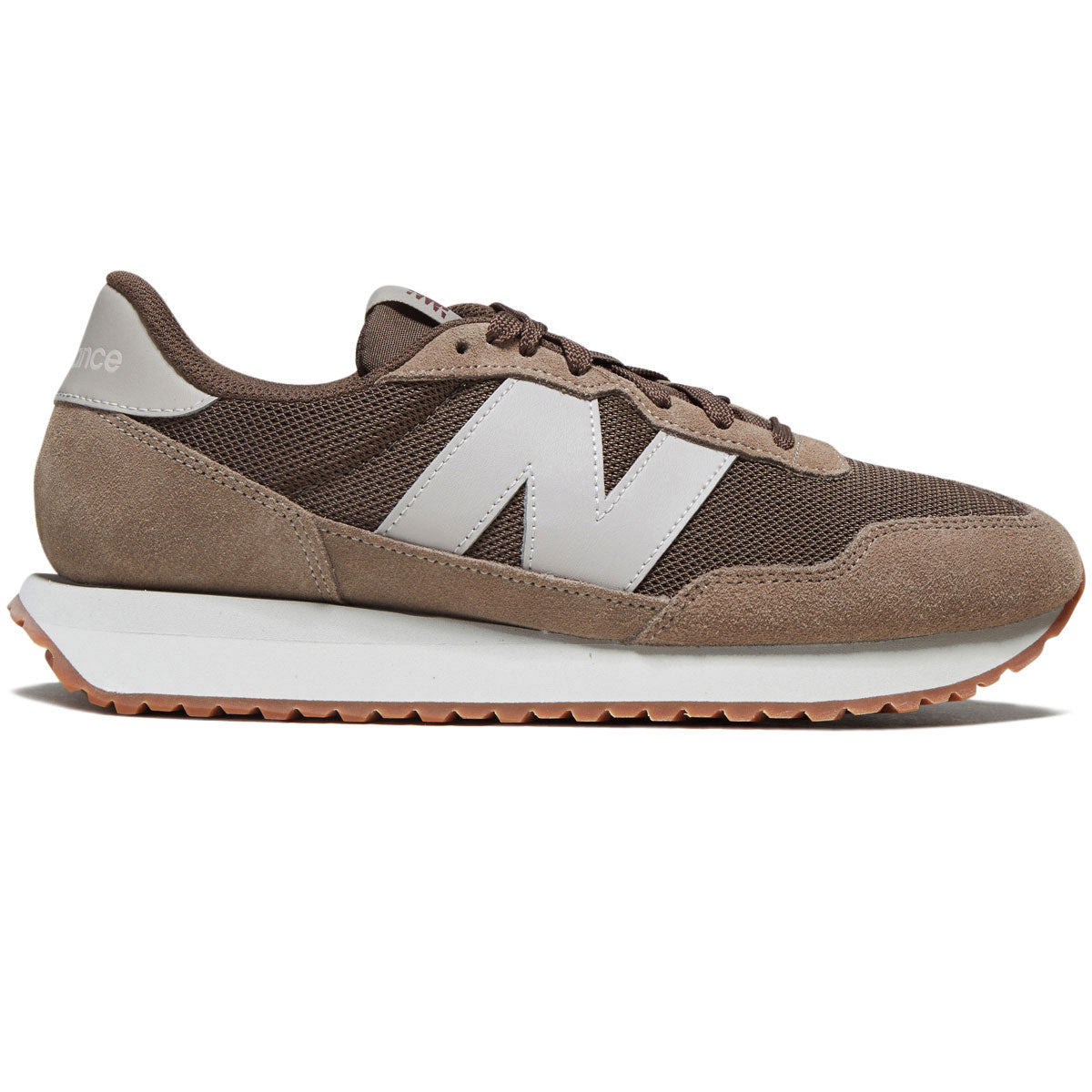 New Balance 237 Shoes - Maroon/Beige image 1