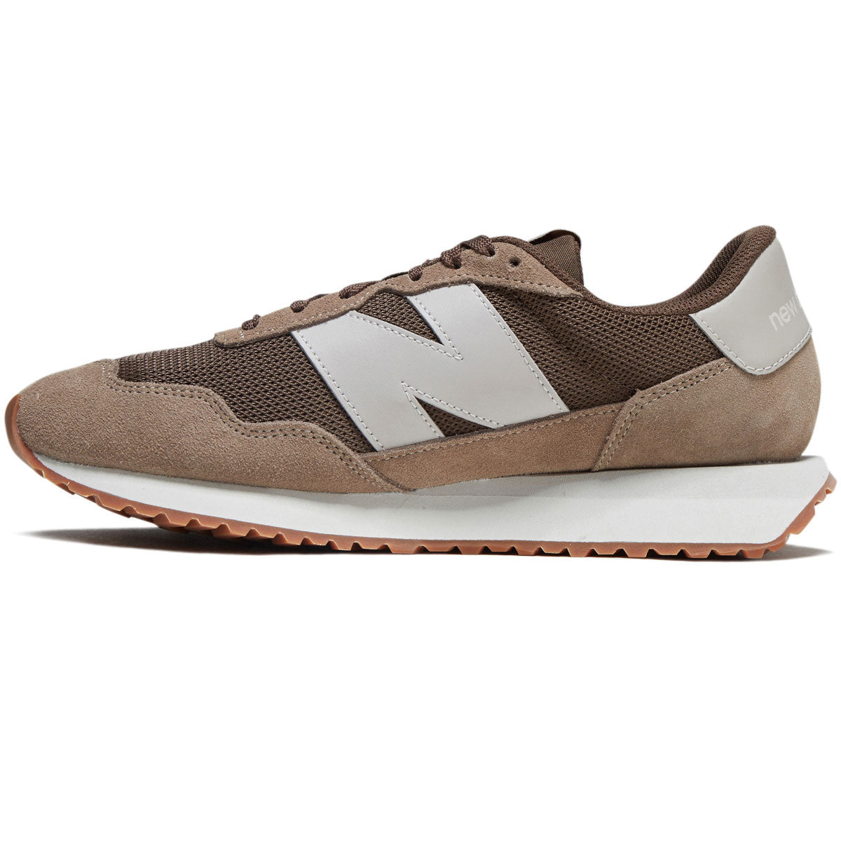 New Balance 237 Shoes - Maroon/Beige image 2