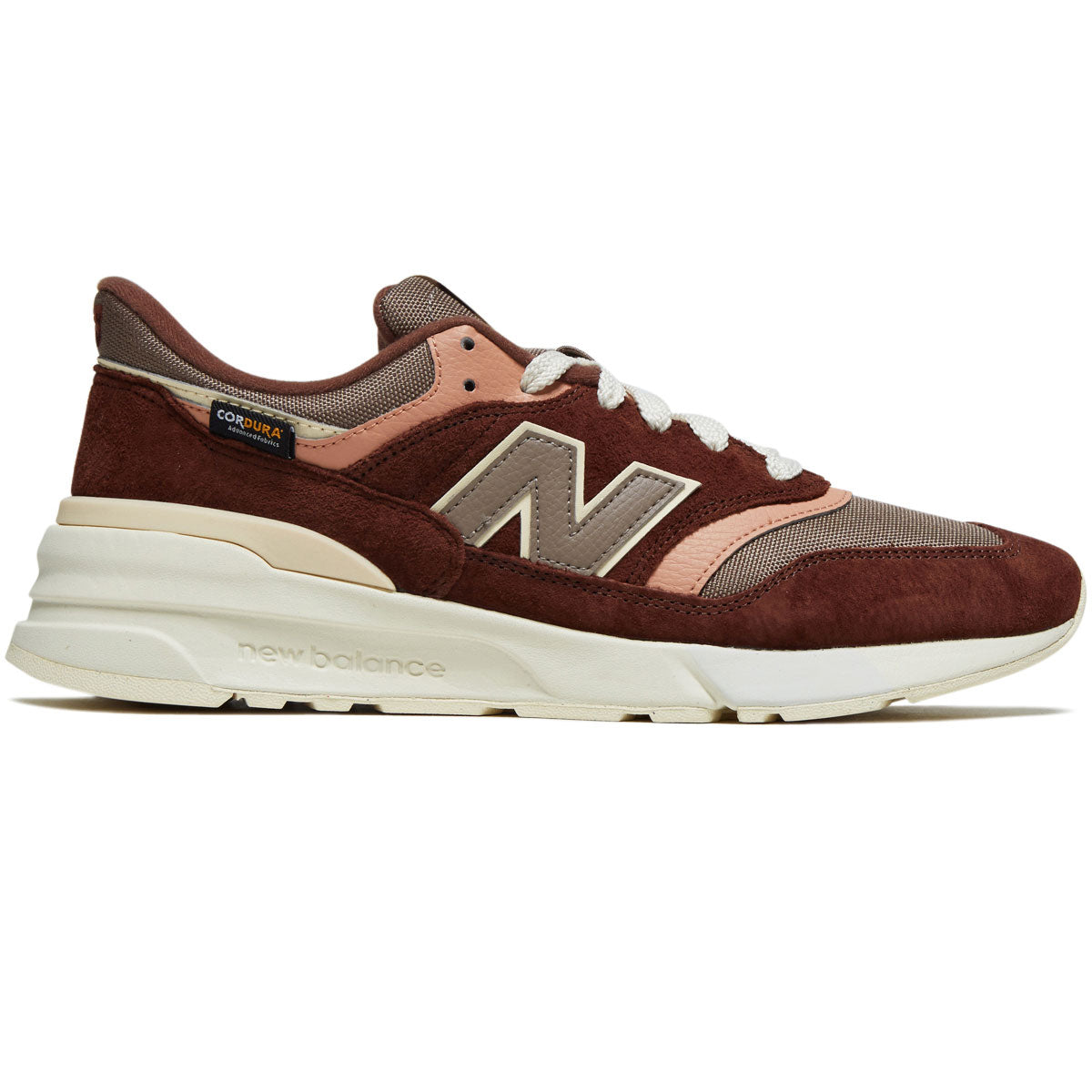 New Balance 997R Shoes - Rich Oak/Dark Mushroom image 1