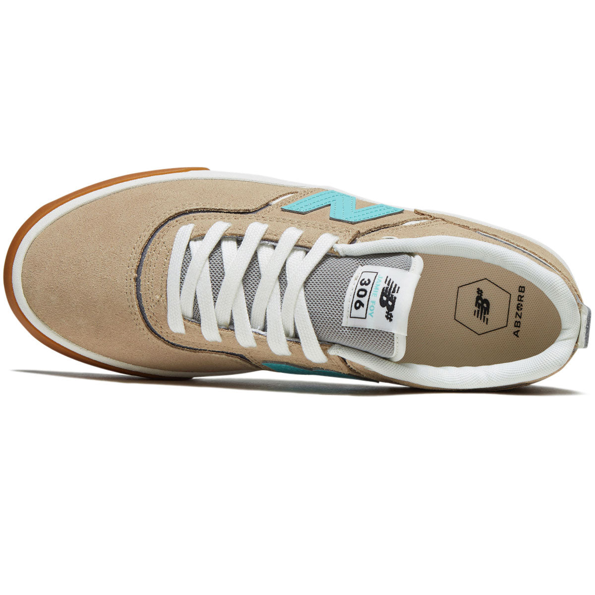 New Balance 306 Foy Shoes - Tan/Turquoise image 3