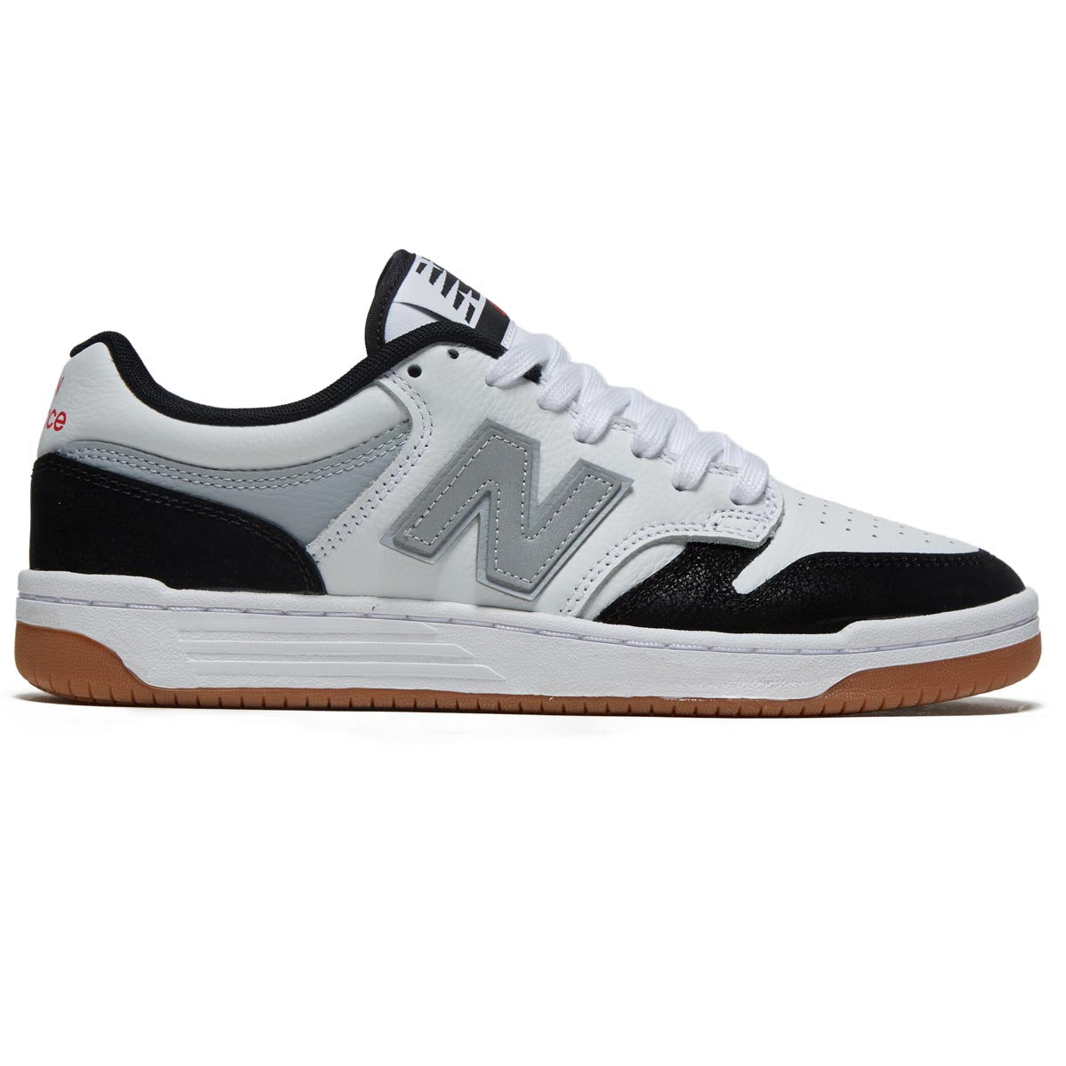 New Balance x Kawhi 480 Shoes - White/Black image 1