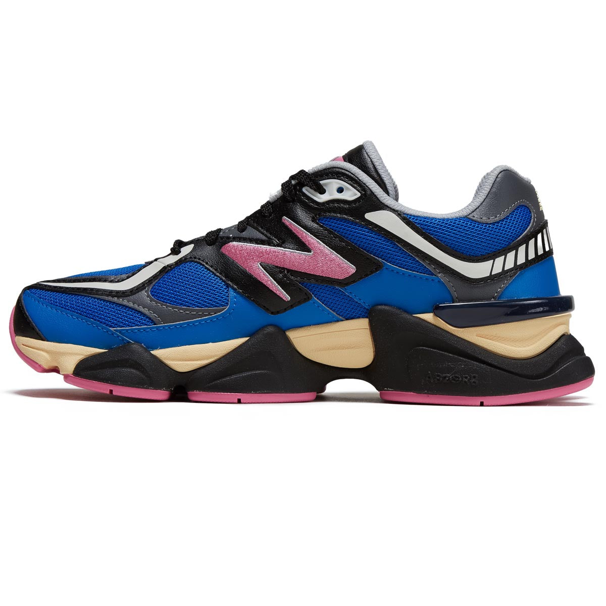 New Balance 9060 Shoes - Blue Oasis/Real Pink/Washed Amber image 2