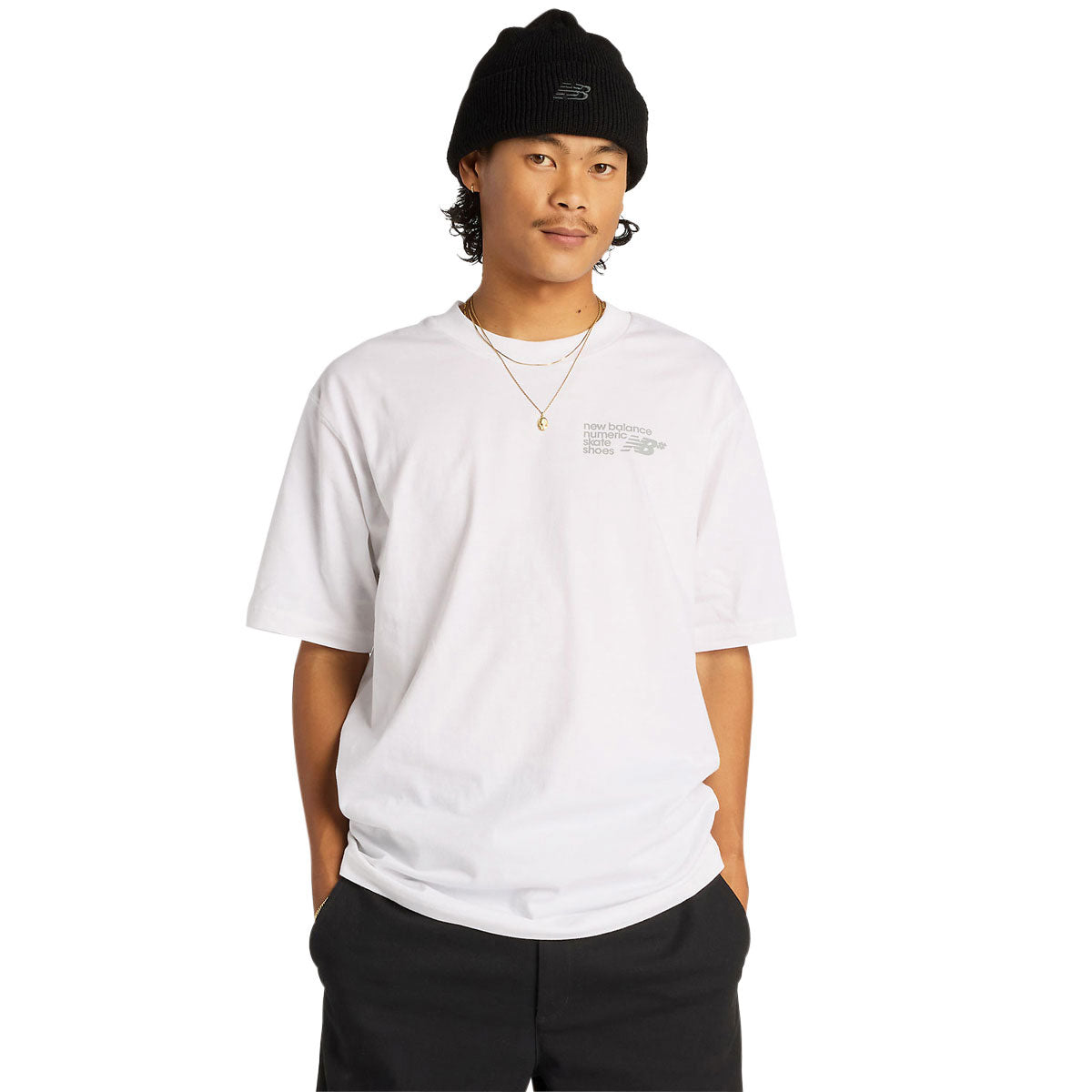 New Balance Numeric Small Logo T-Shirt - White image 2