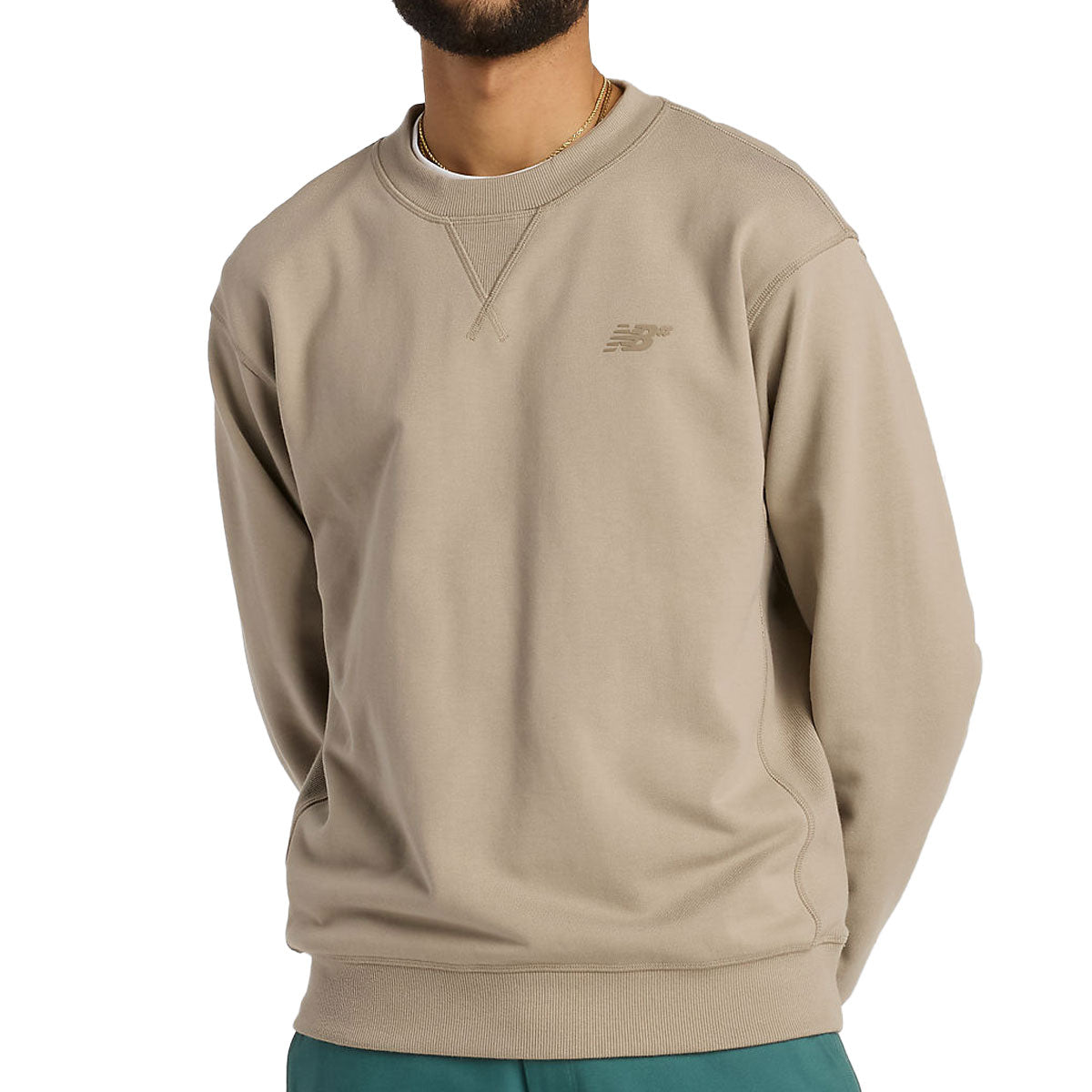 New Balance Numeric French Terry Sweatshirt - Arid Stone image 1