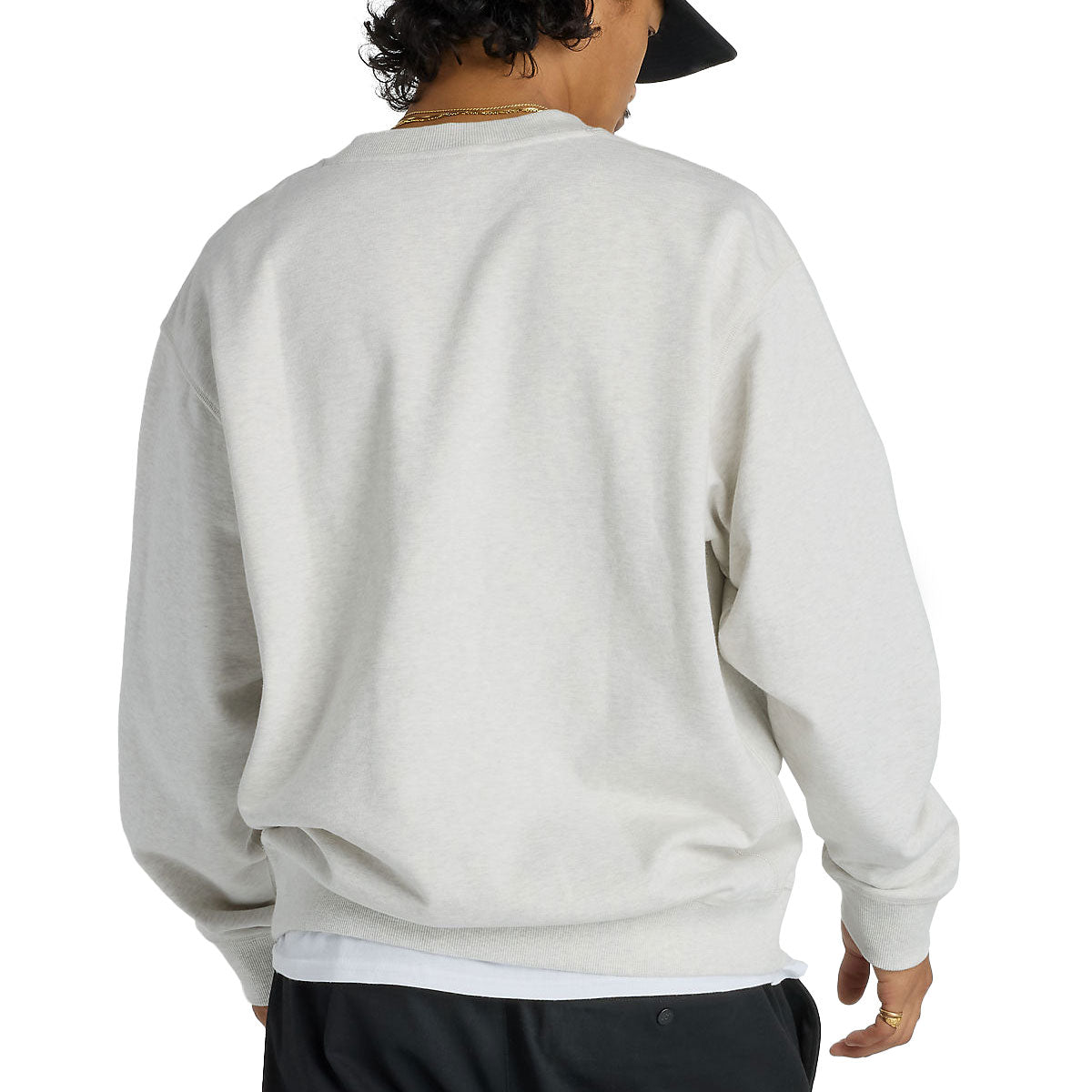 New Balance Numeric French Terry Sweatshirt - Oatmeal Heather image 2