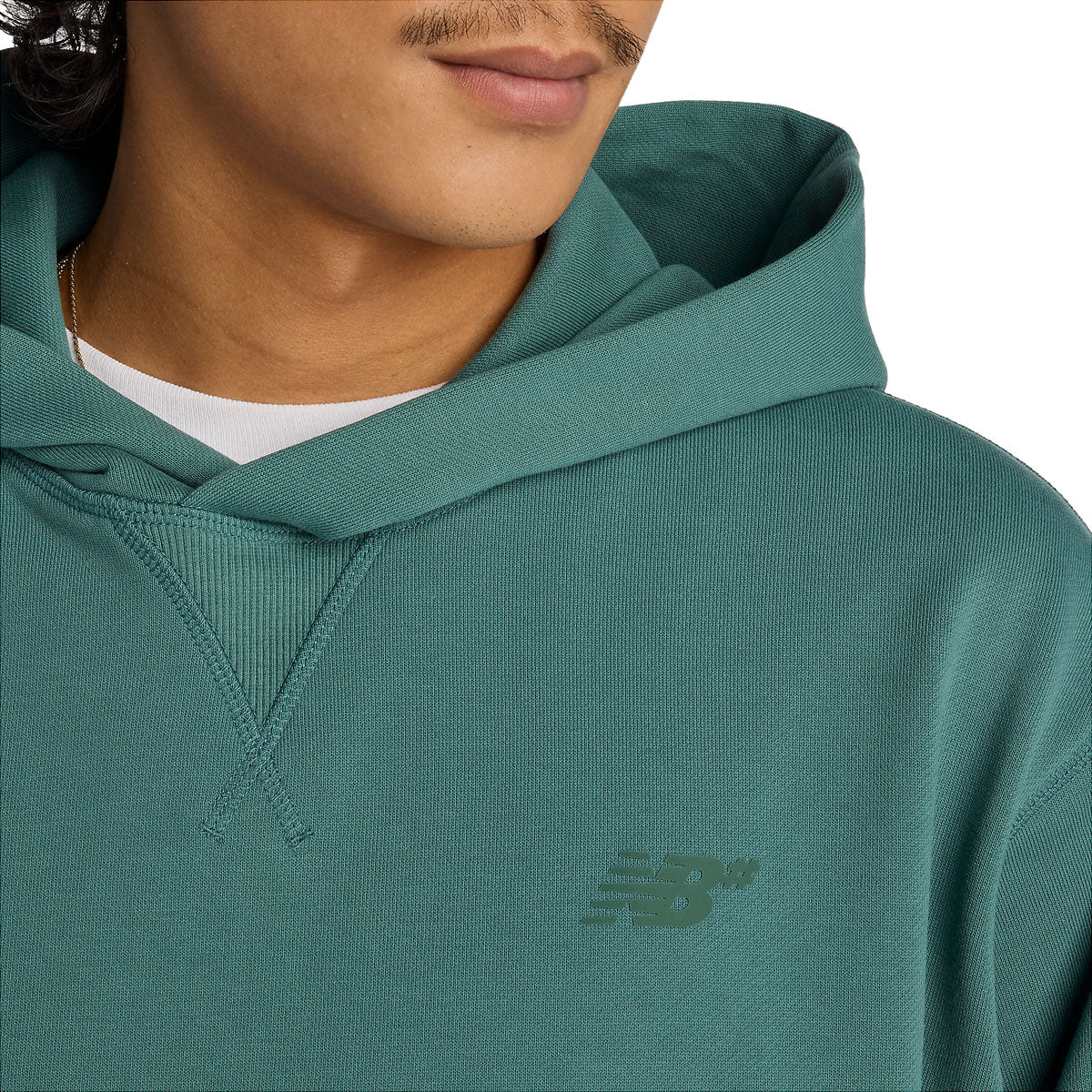 New Balance Numeric French Terry Hoodie - New Spruce image 3