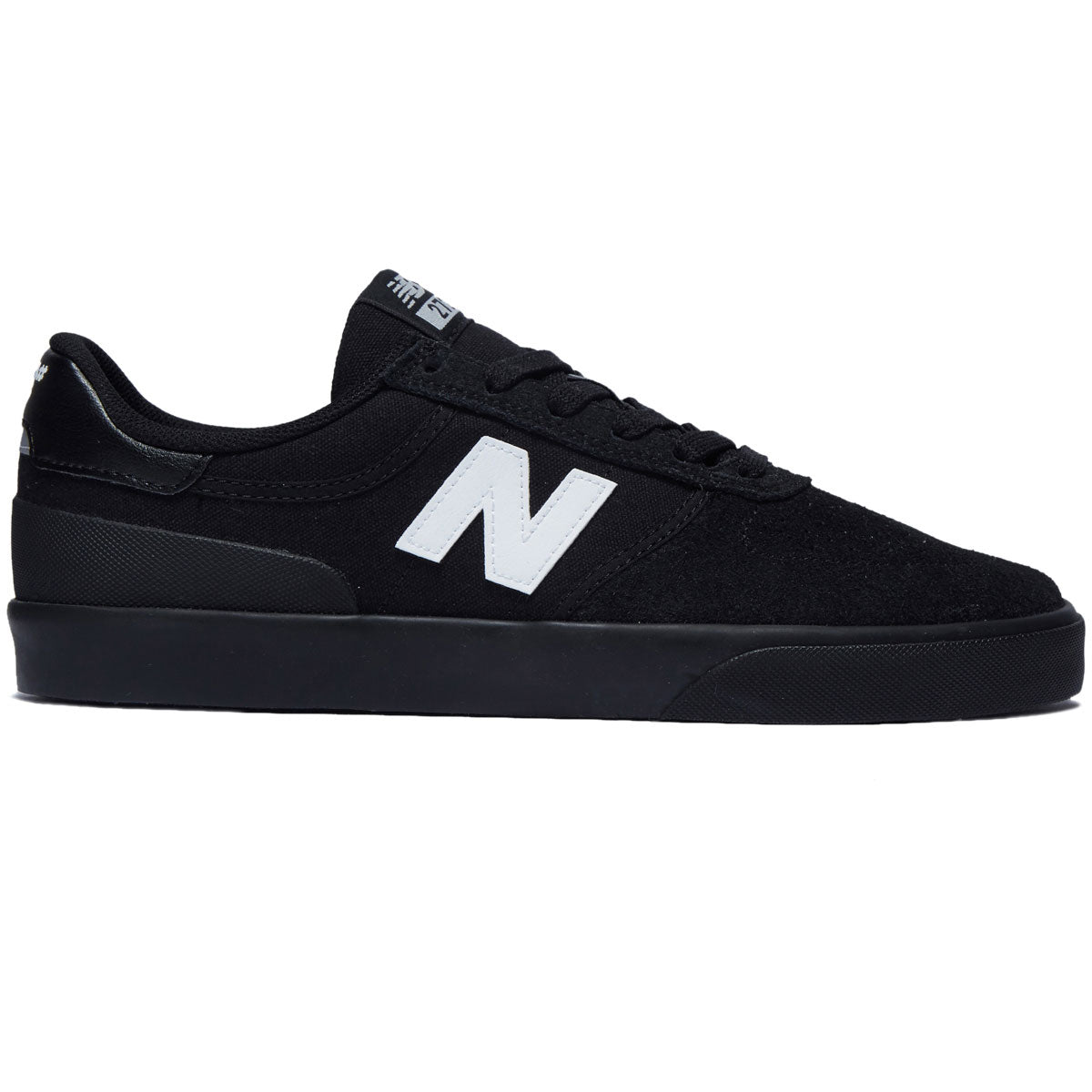 New Balance 272 Wide Shoes - Black/White Suede image 1