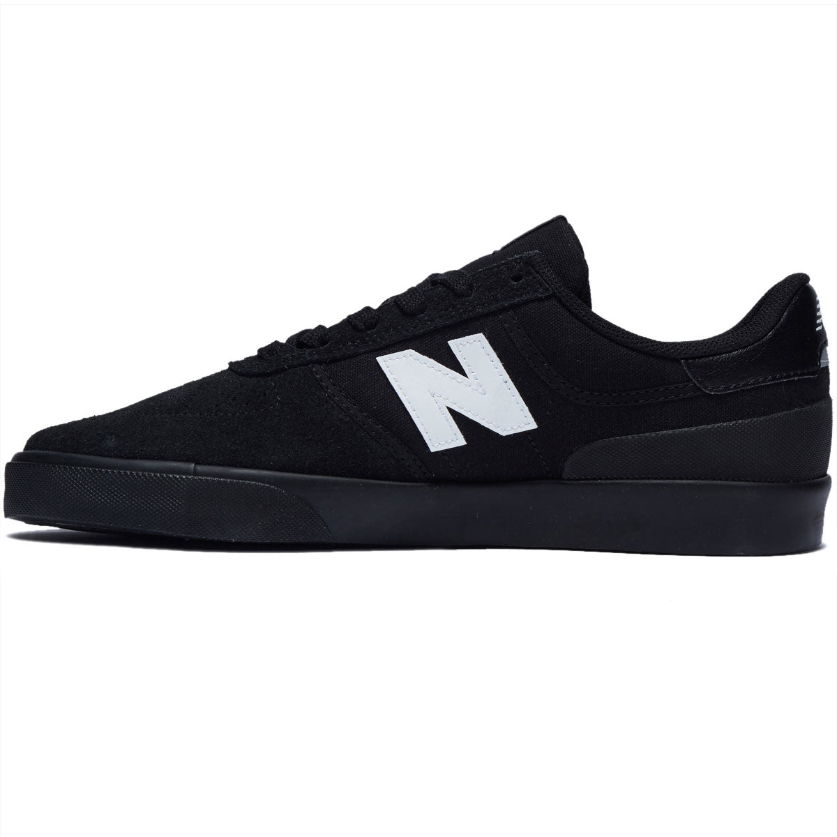 New Balance 272 Wide Shoes - Black/White Suede image 2