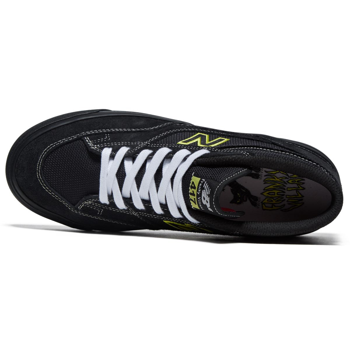 New Balance Villani 417 LTD Halloween Edition Shoes - Black/Yellow image 3