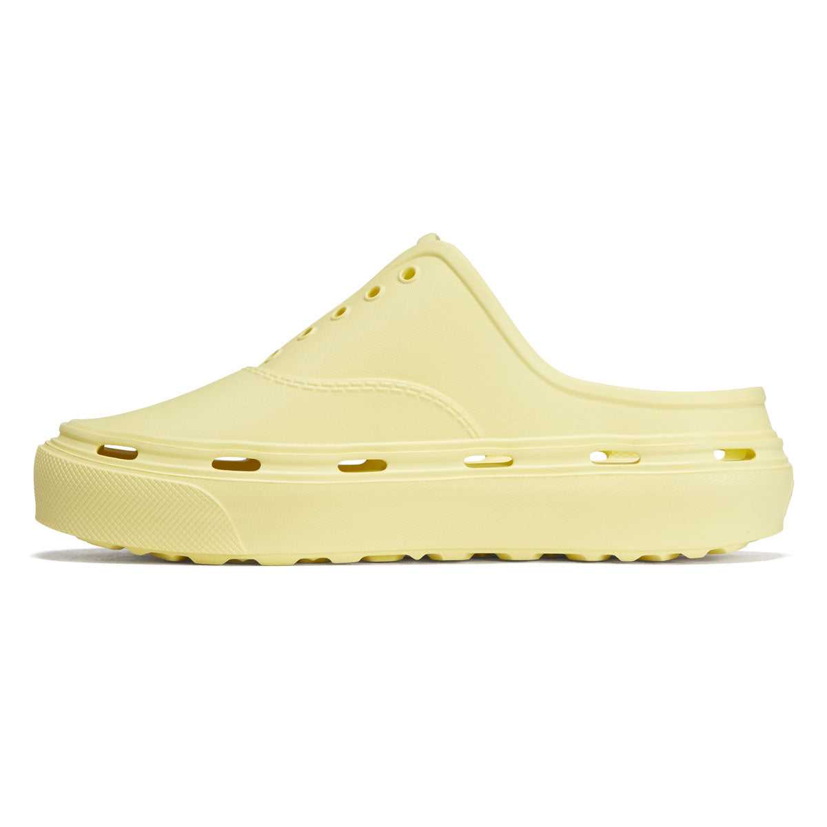 Vans Womens Authentic Foam Mule Shoes - Faded Yellow image 2