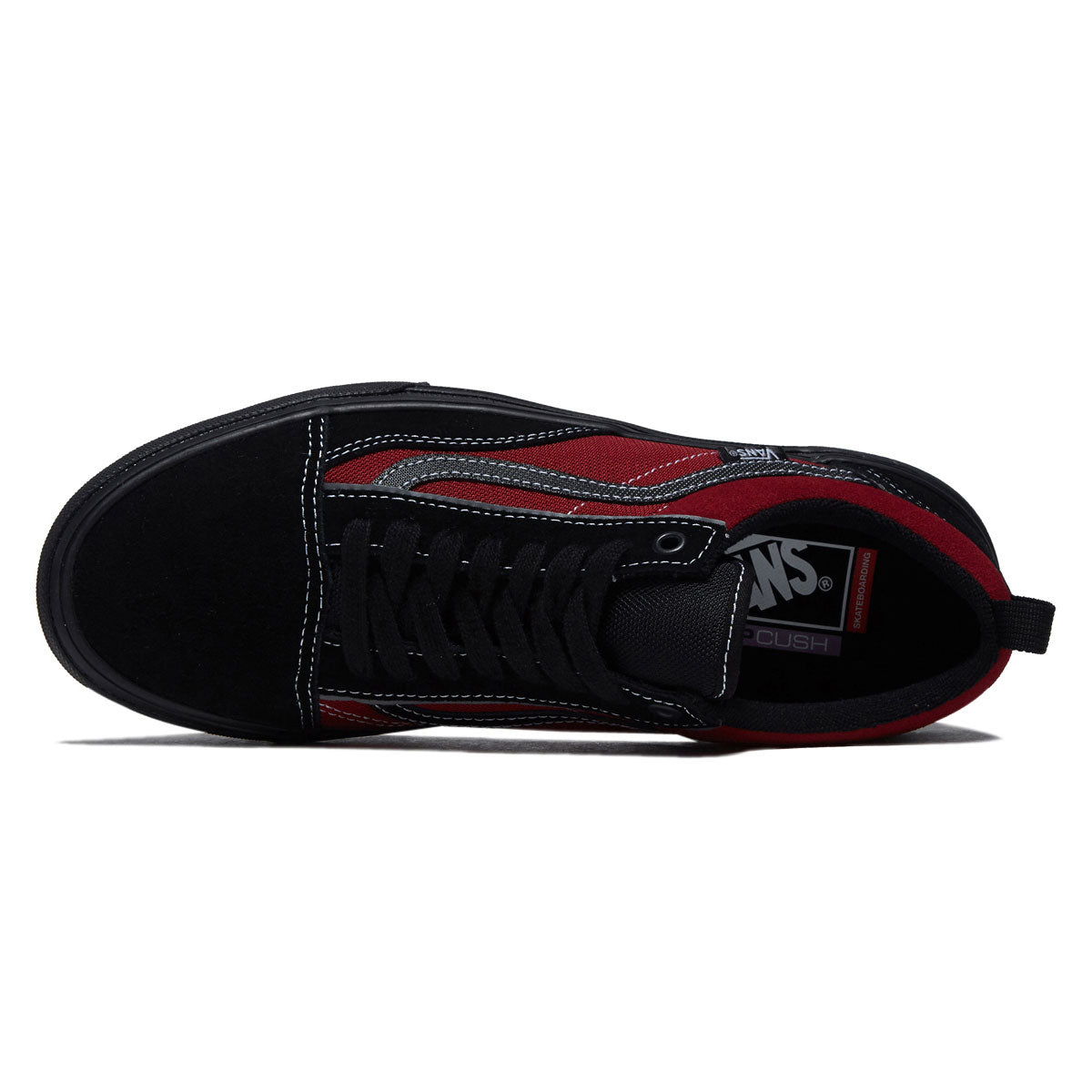 Vans Skate Old Skool Wafflecup Shoes - Black/Red image 3