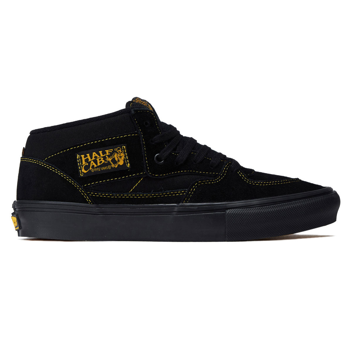 Vans Skate Half Cab Shoes - Black/Mustard image 1
