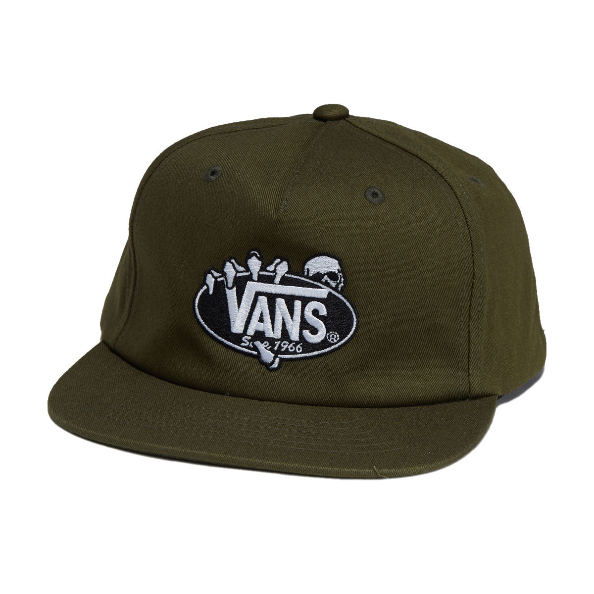 Vans Show Off Unstructured Hat - Mossy Olive image 1