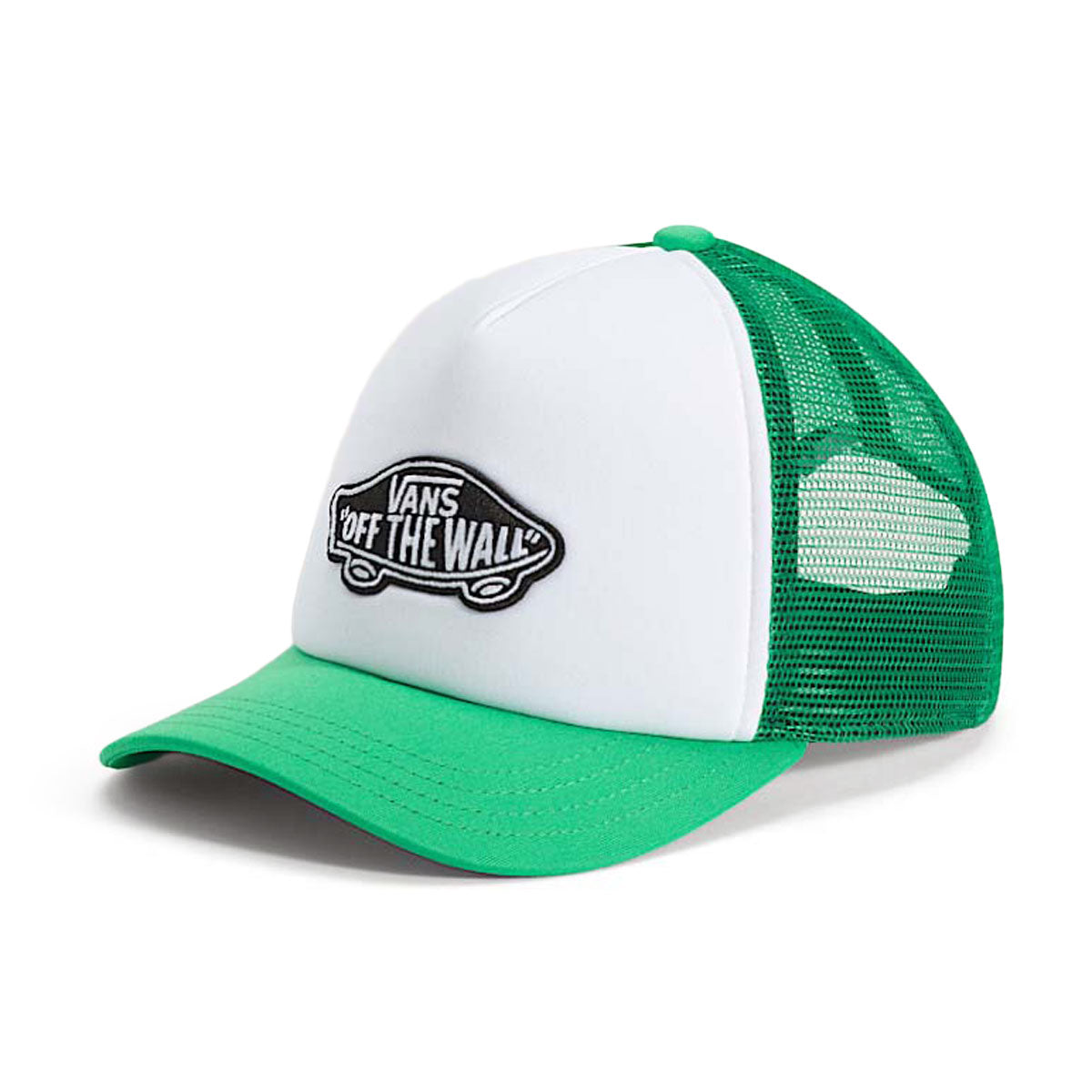 Vans Classic Patch Curved Bill Trucker Hat - Vivid Verdant image 1