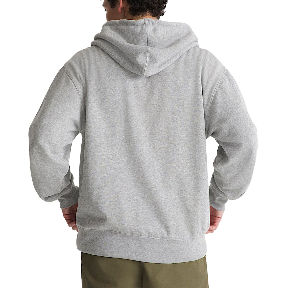 Vans Stretch Logo Full Zip Hoodie - Cement Heather image 4