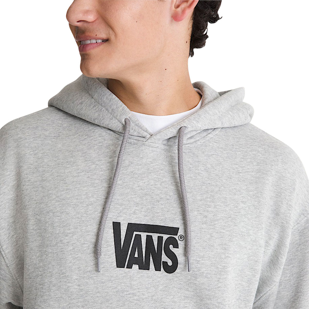 Vans Stretch Logo Hoodie - Cement Heather image 3