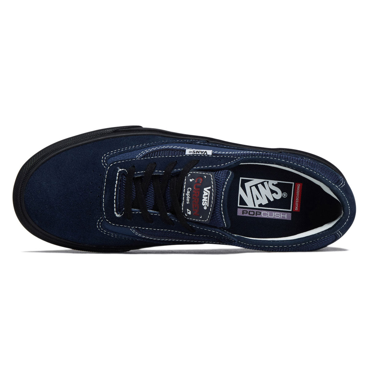 Vans Skate Curren Caples Shoes - Navy/Black image 3