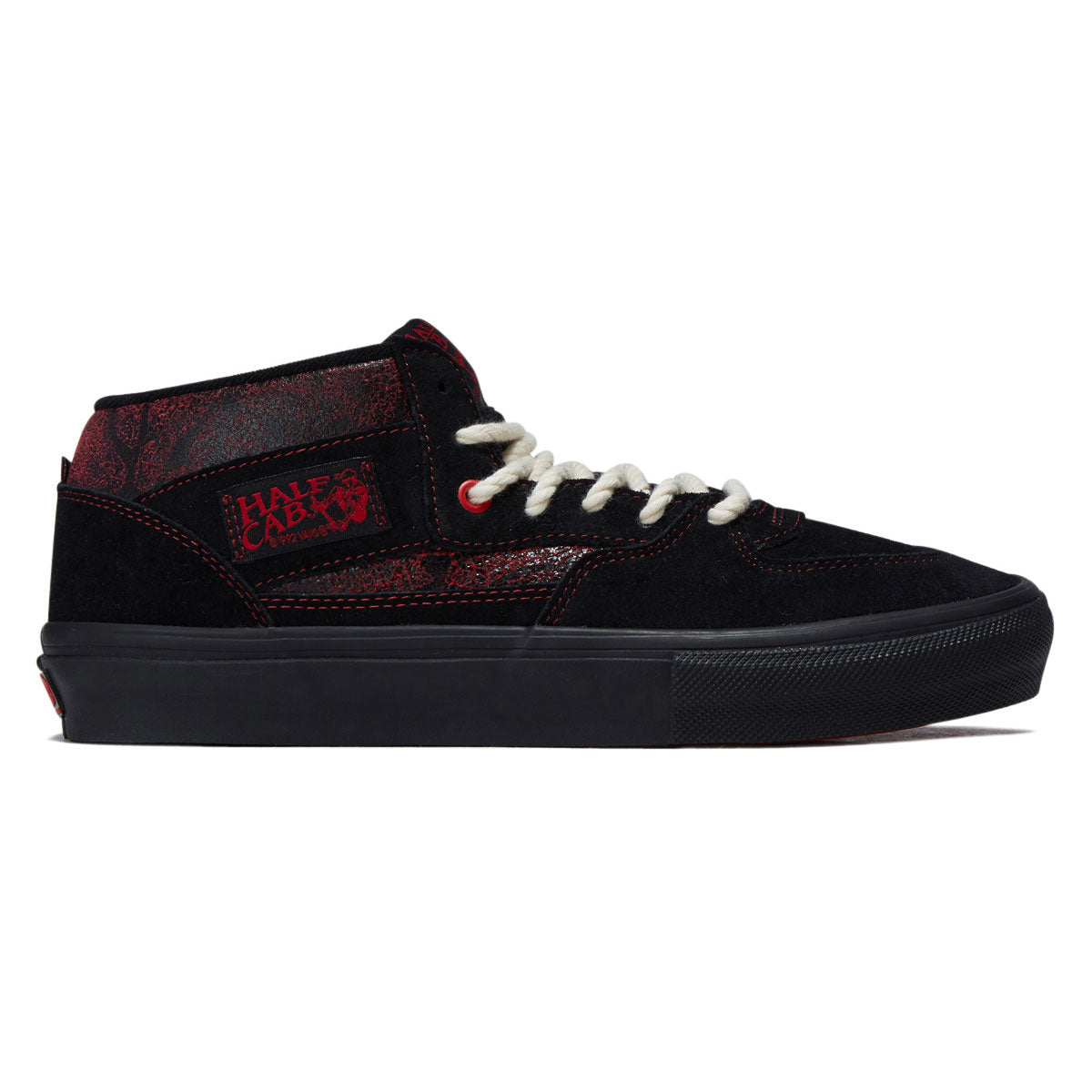 Vans Skate Half Cab Shoes - Saw Red/Black image 1