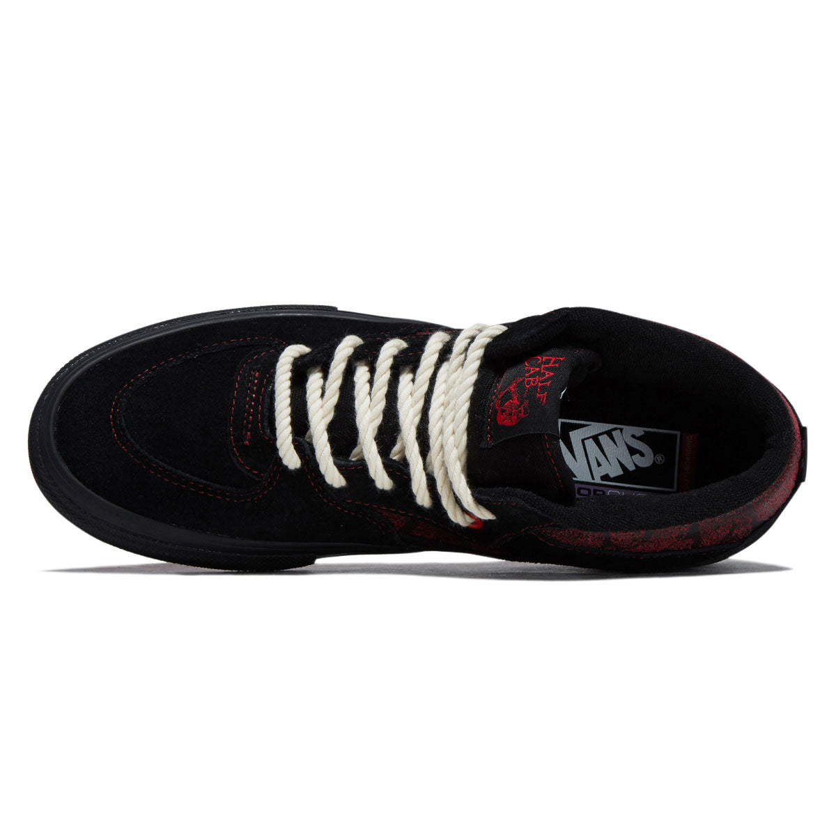 Vans Skate Half Cab Shoes - Saw Red/Black image 3