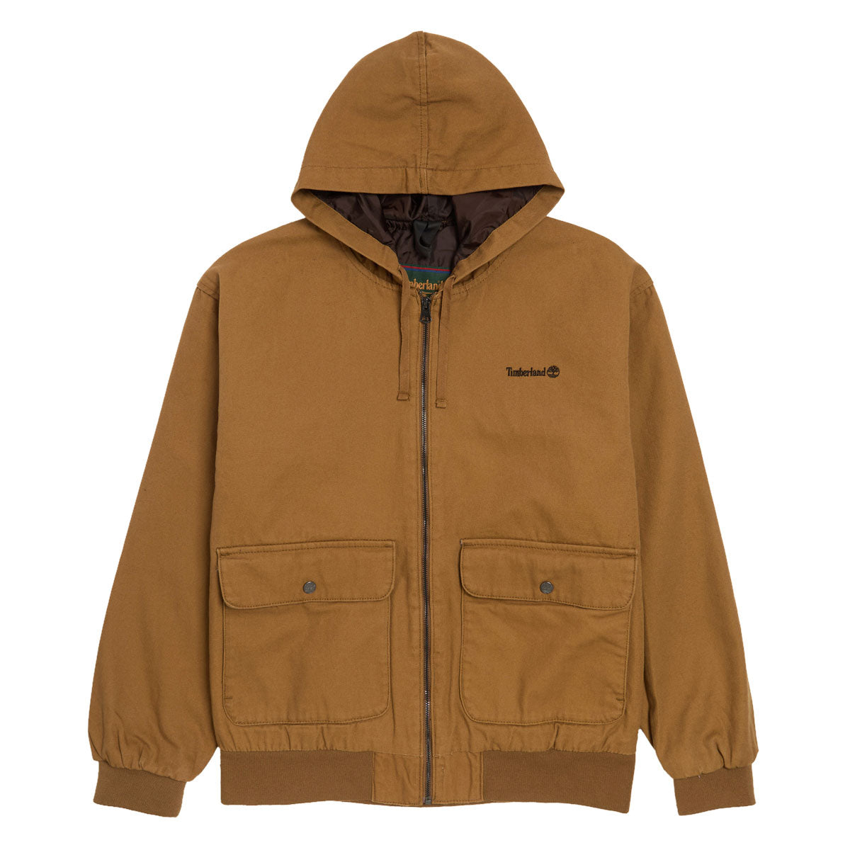 Timberland Insulated Canvas Bomber Jacket - Dark Wheat Boot image 1