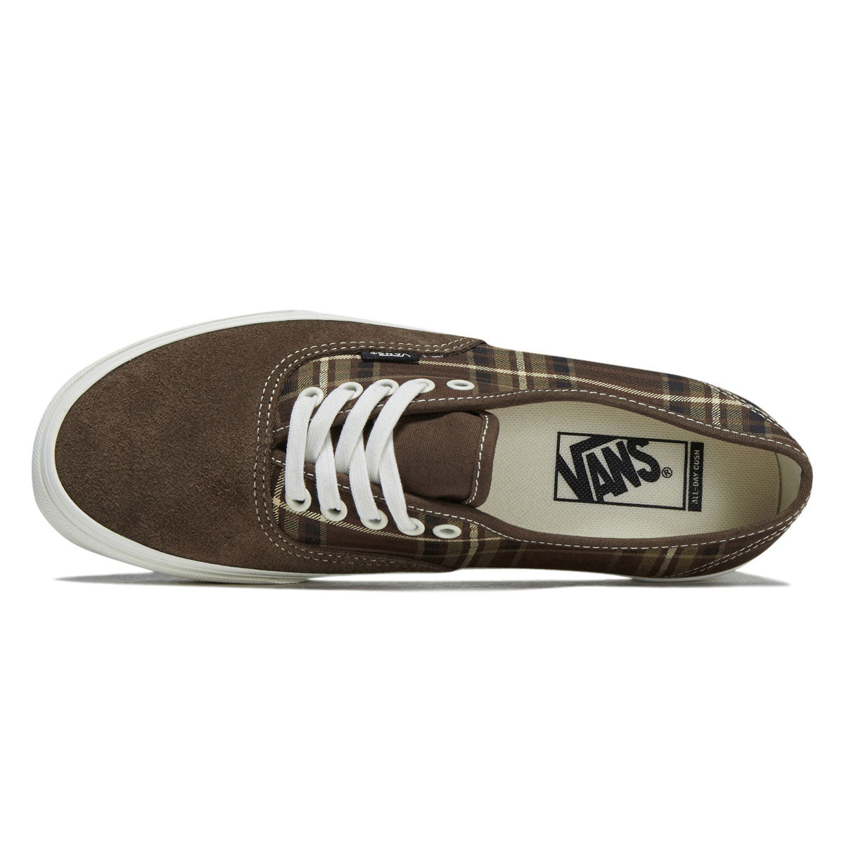 Vans Authentic Shoes - Plaid Vintage Cocoa image 3