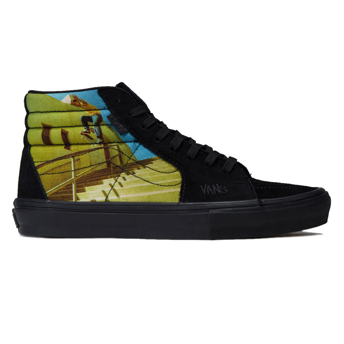 Vans Skate x Atiba Sk8-Hi Shoes - Black/Multi image 1