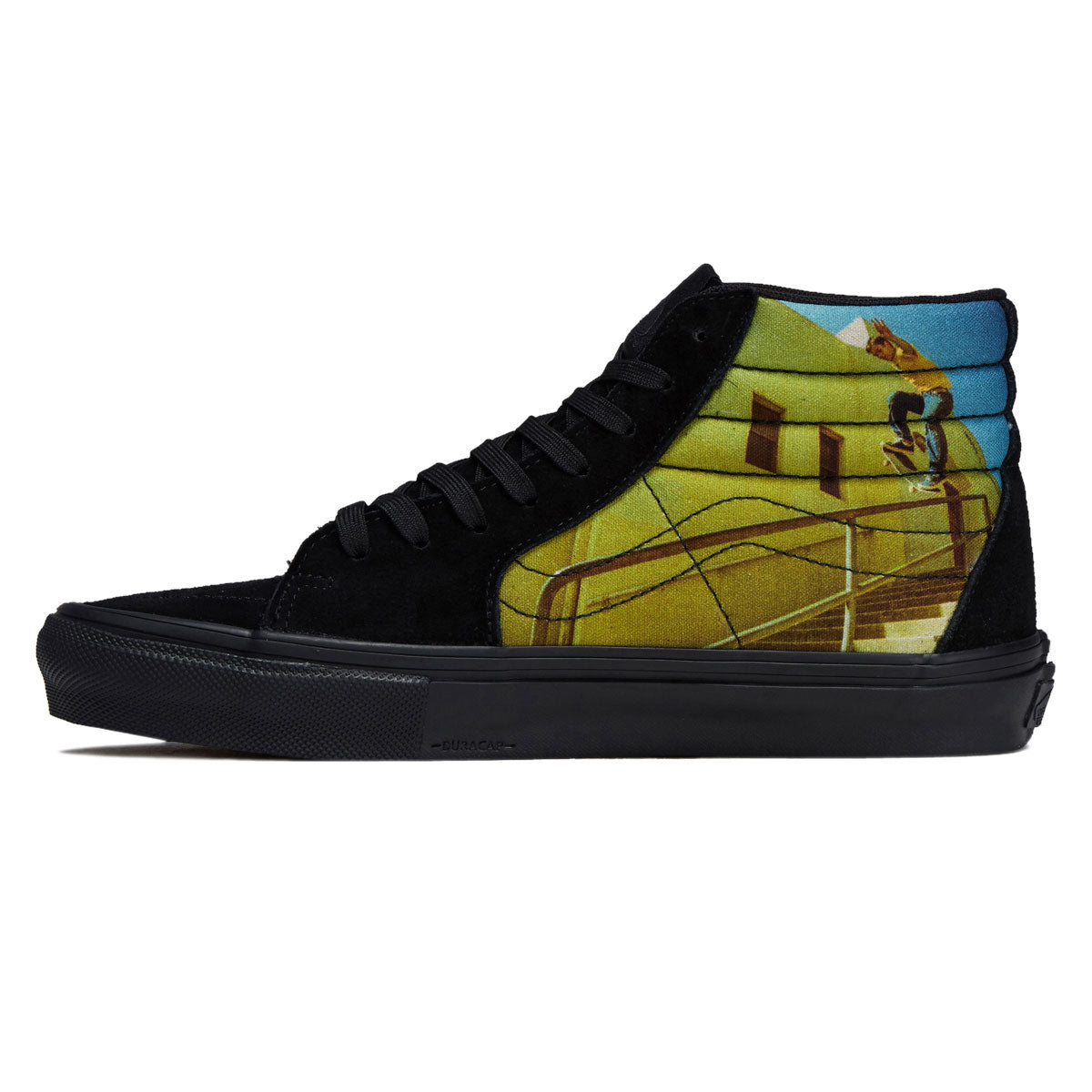 Vans Skate x Atiba Sk8-Hi Shoes - Black/Multi image 2