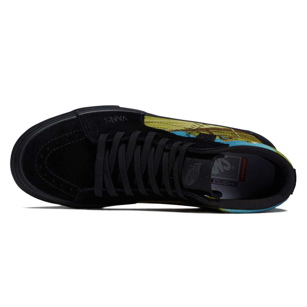 Vans Skate x Atiba Sk8-Hi Shoes - Black/Multi image 3