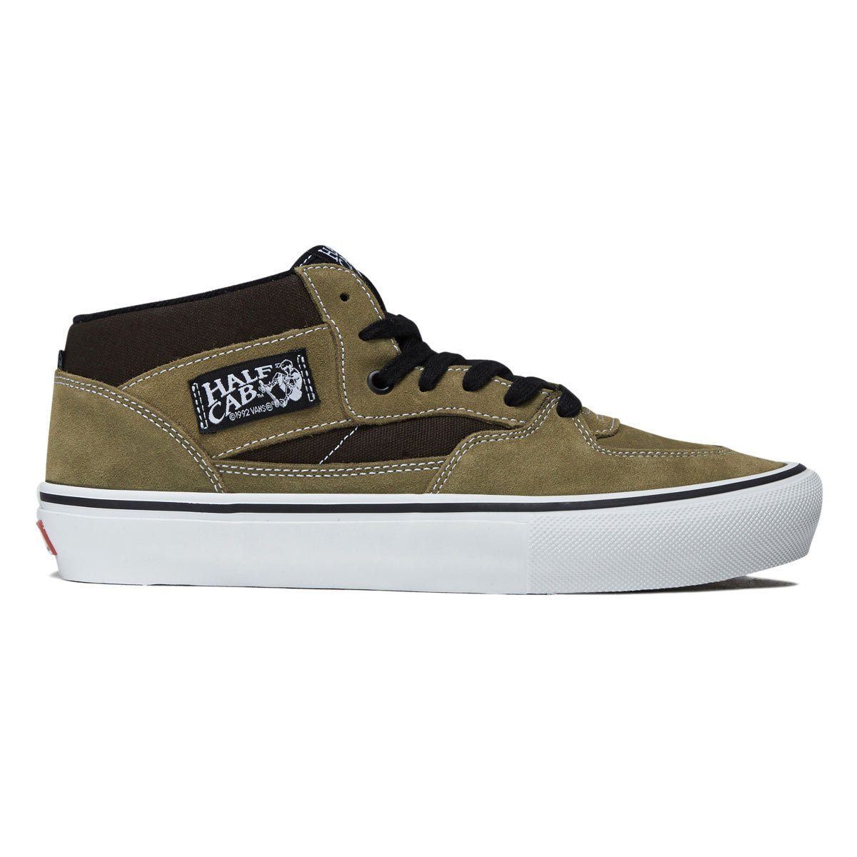 Vans Skate Half Cab Shoes - Olive Brown image 1