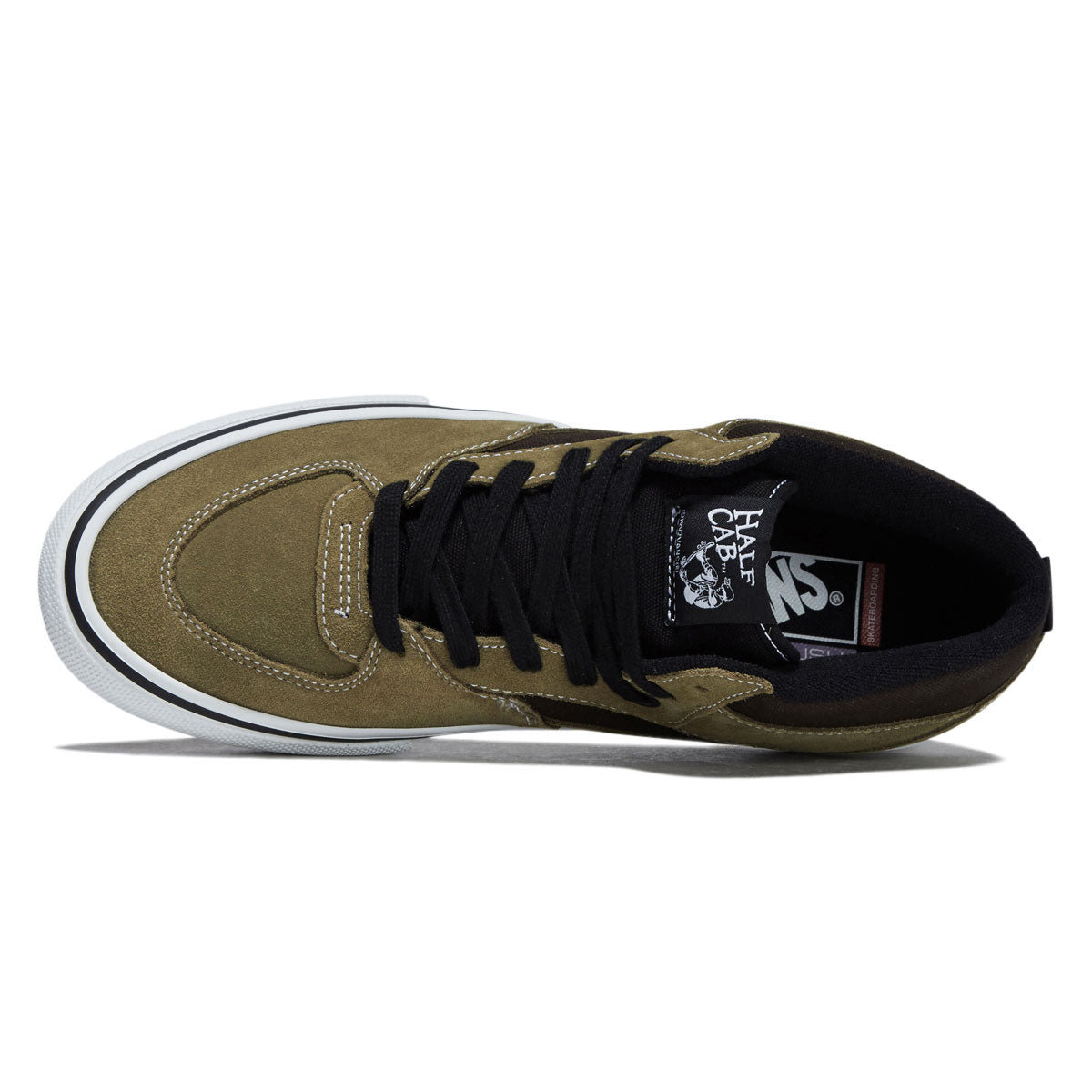 Vans Skate Half Cab Shoes - Olive Brown image 3