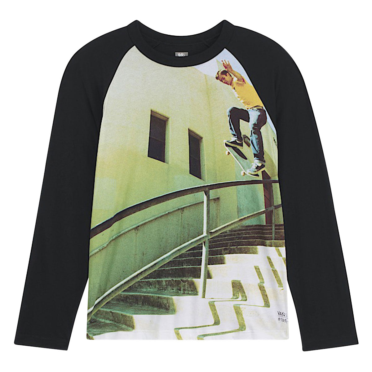 Vans x Atiba Long Sleeve Raglan T-Shirt - Black image 1