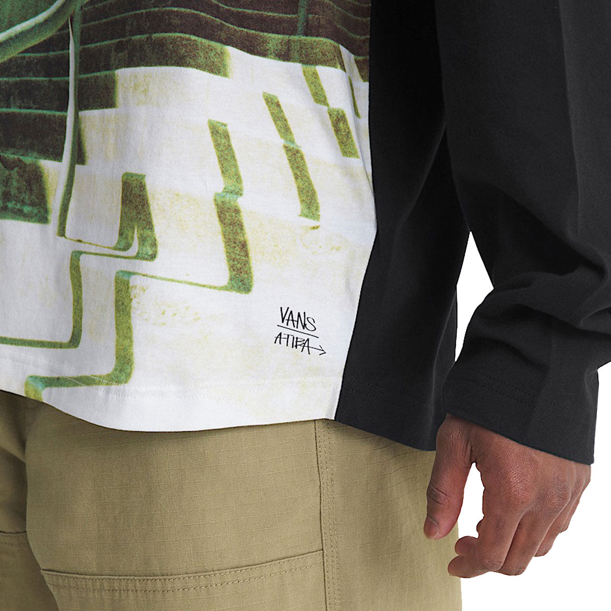 Vans x Atiba Long Sleeve Raglan T-Shirt - Black image 4