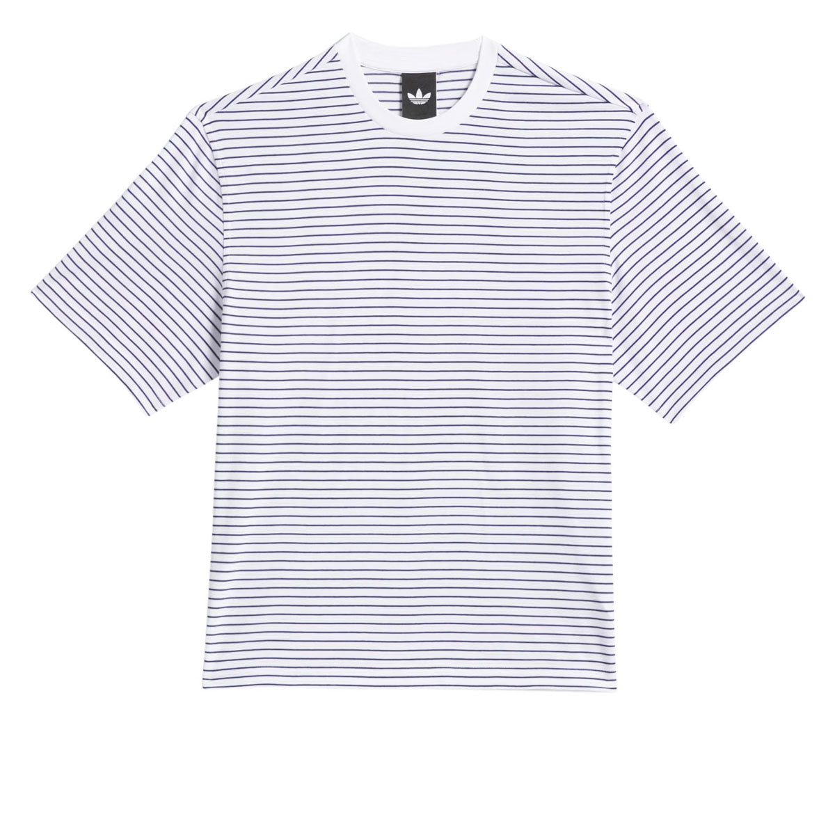 Adidas FS Stripe T-Shirt - White/Dark Blue image 1