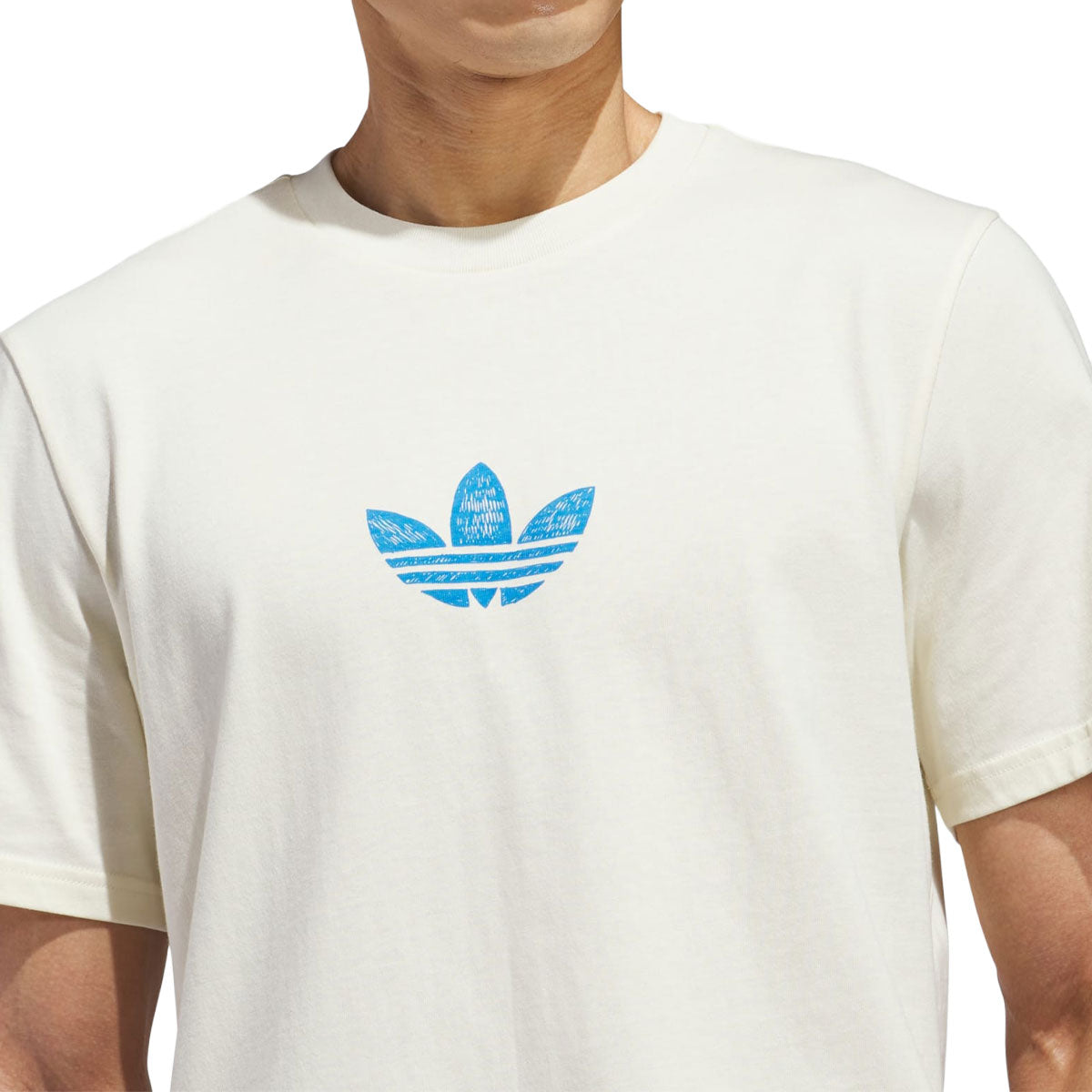 Adidas Kogan Dragon T-Shirt - Cream White/Lucid Ray Blue image 3