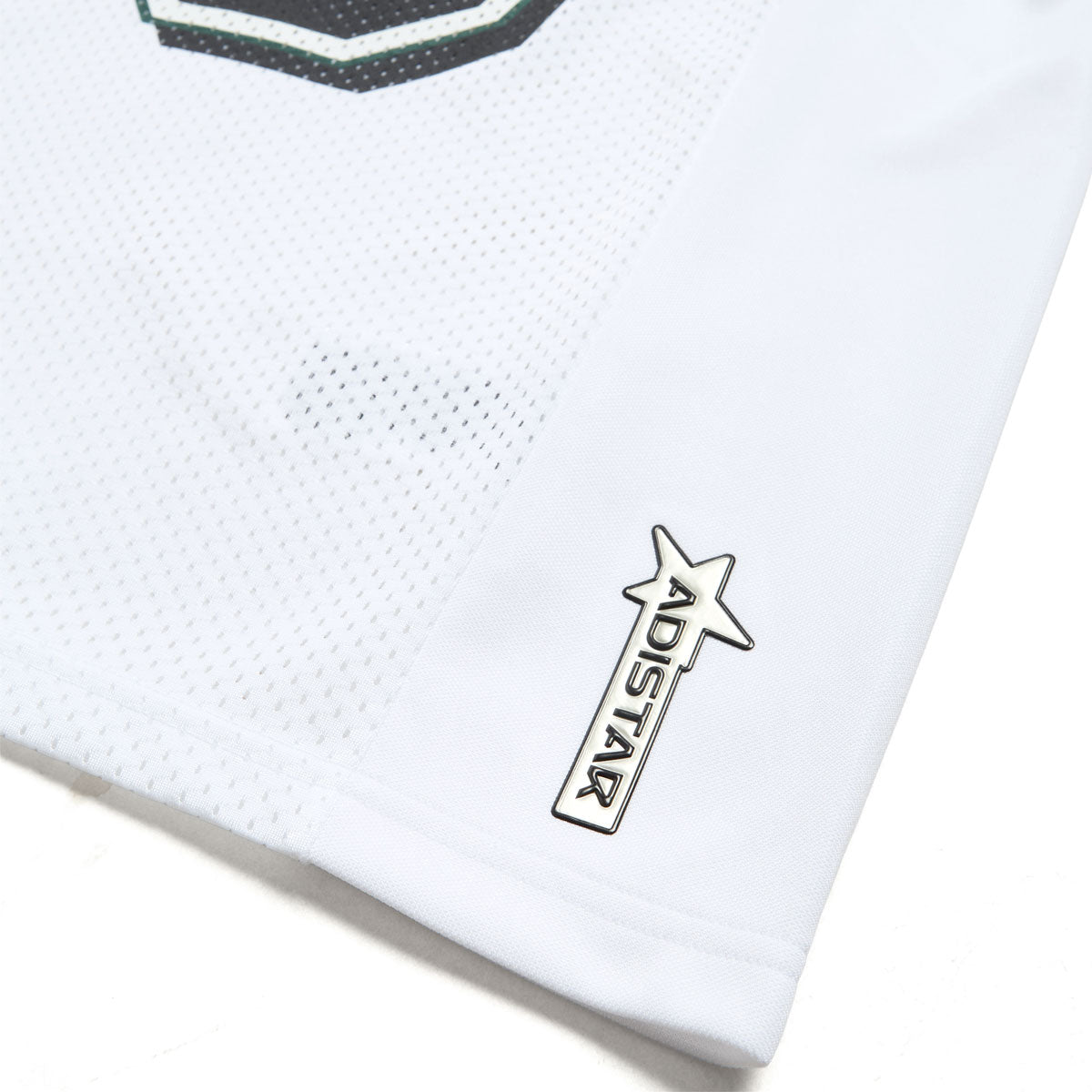 Adidas Tyshawn Jersey - White/Ice Gold Metallic/Collegiate Green image 4