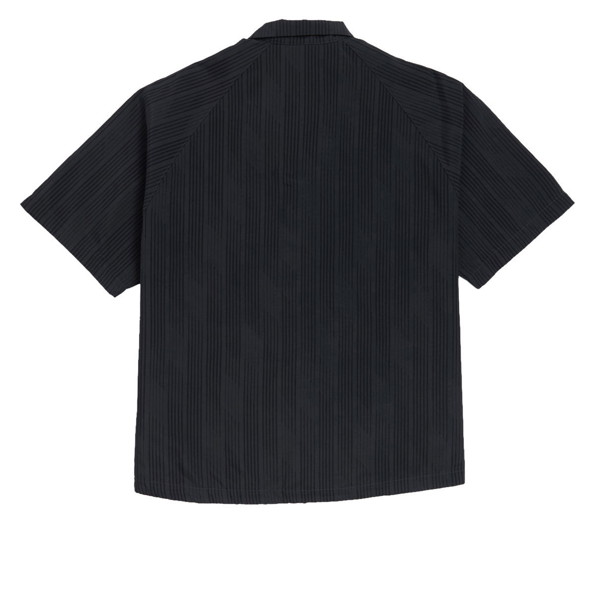 Adidas Skate Lines Button Up Shirt - Carbon/Black/Lucid Ray Blue image 2