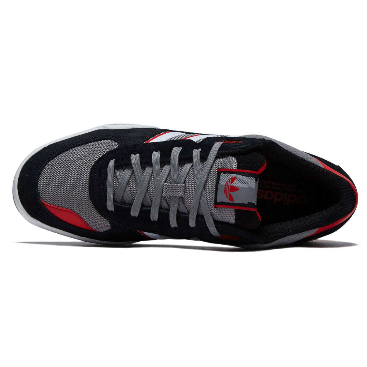 Adidas Tekkira Cup Shoes - Core Black/Ftwr White/Better Scarlet image 3