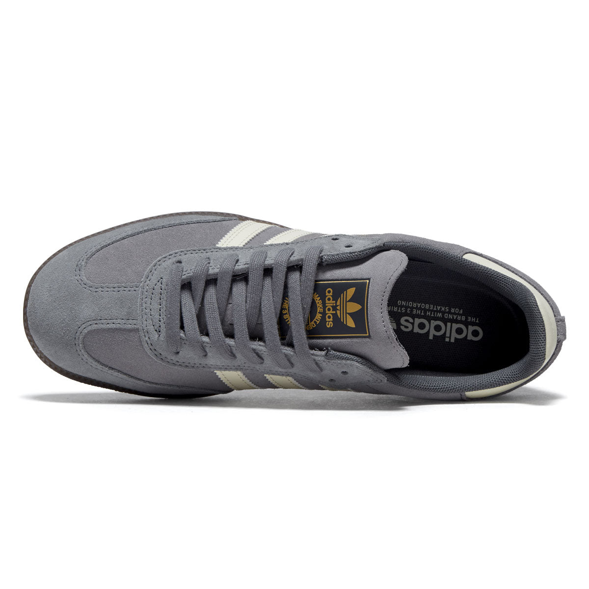 Adidas Samba ADV Shoes - Grey/Cream White/Grey image 3