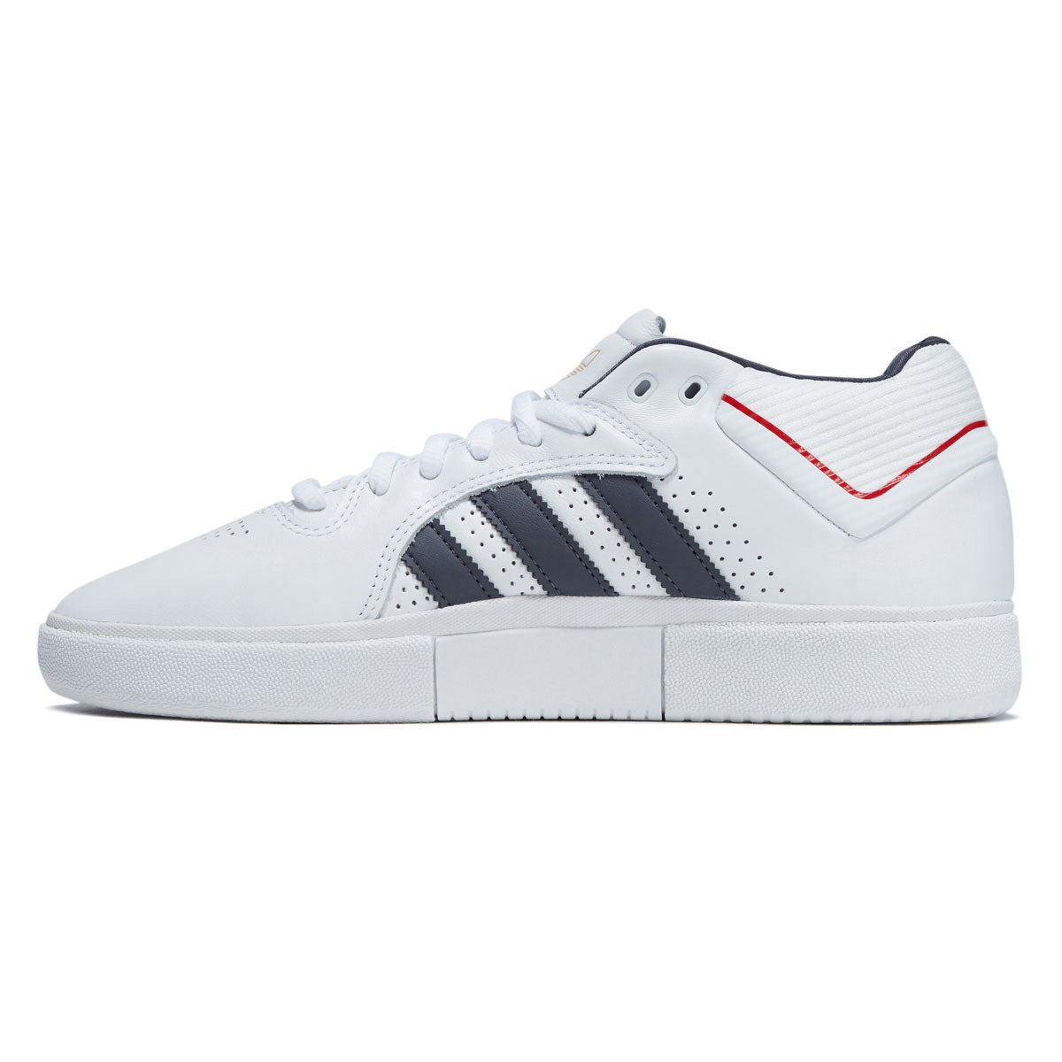 Adidas Tyshawn Shoes - Ftwr White/Aurora Onix/Collegiate Red image 2