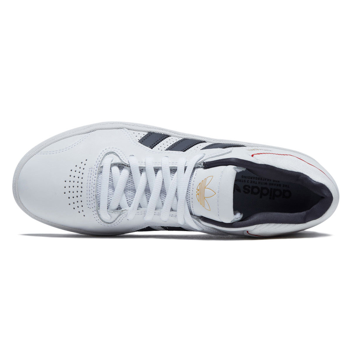 Adidas Tyshawn Shoes - Ftwr White/Aurora Onix/Collegiate Red image 3