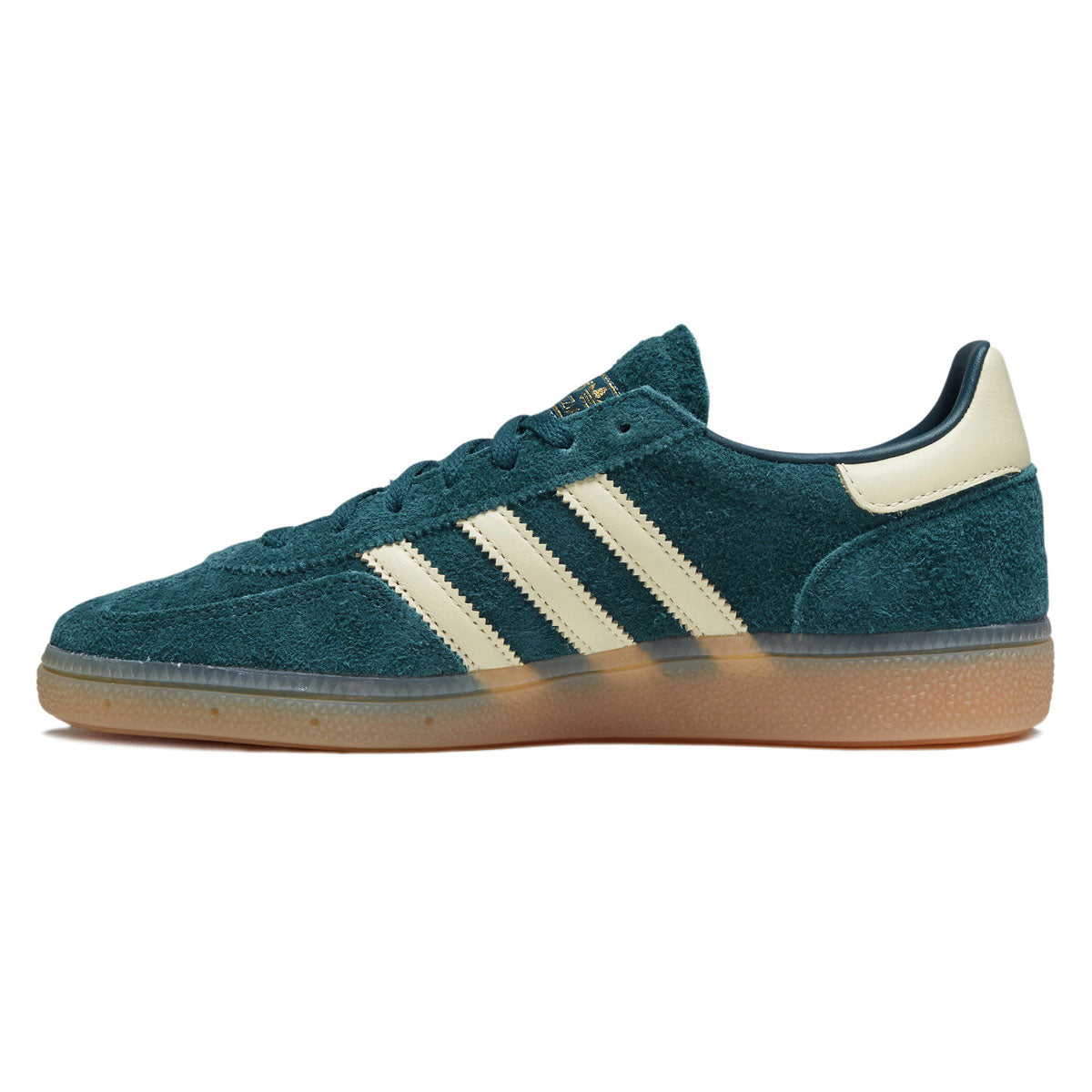 Adidas Womens Handball Spezial Shoes - Rich Green/Warm Vanilla/Gold Metallic image 2