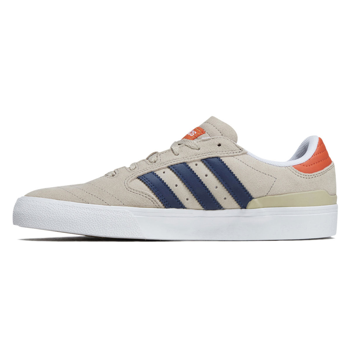Adidas Busenitz Vulc II Shoes - Wonder Beige/Dark Blue/Court Orange image 2
