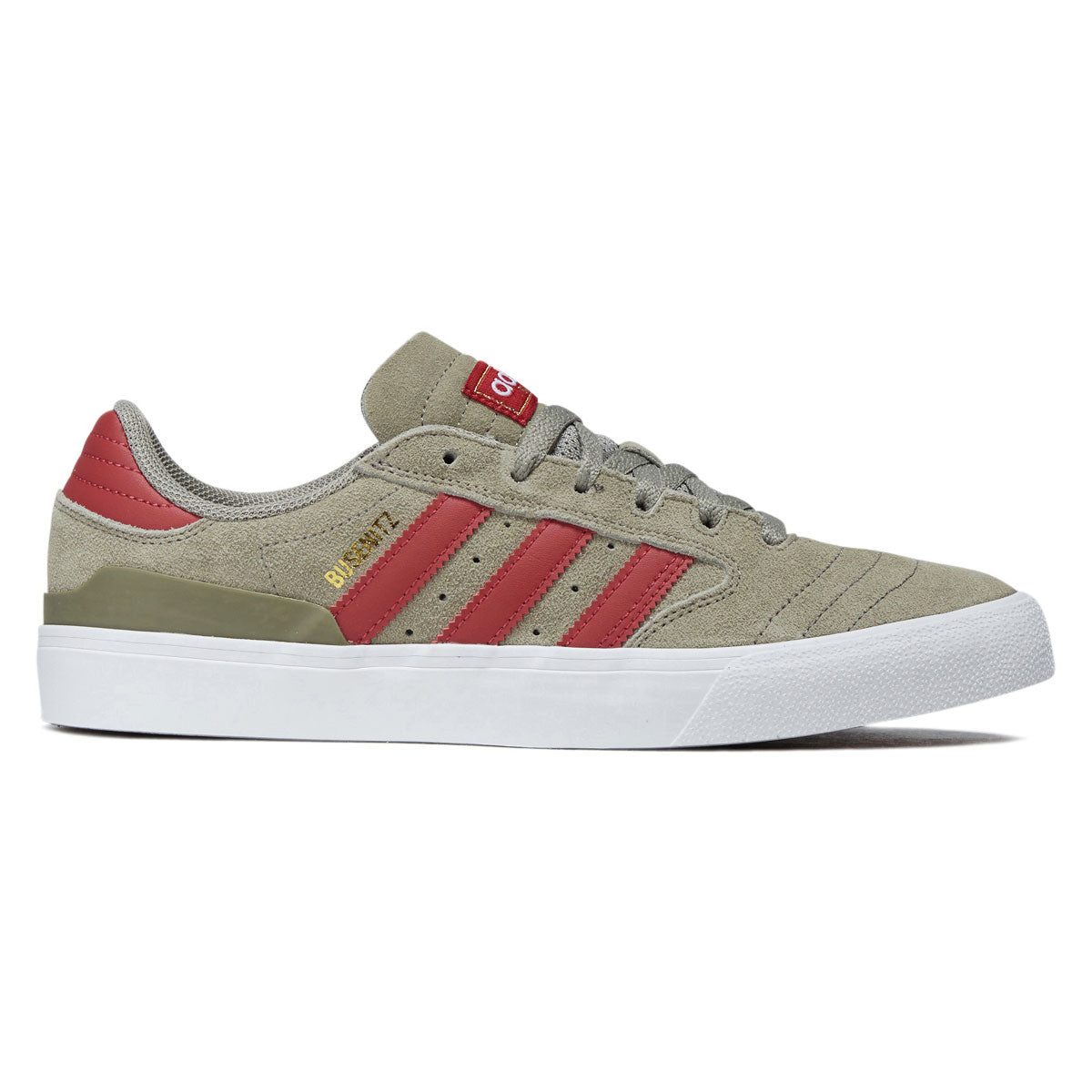 Adidas Busenitz Vulc II Shoes - Silver Pebble/Team Victory Red/Ftwr White image 1