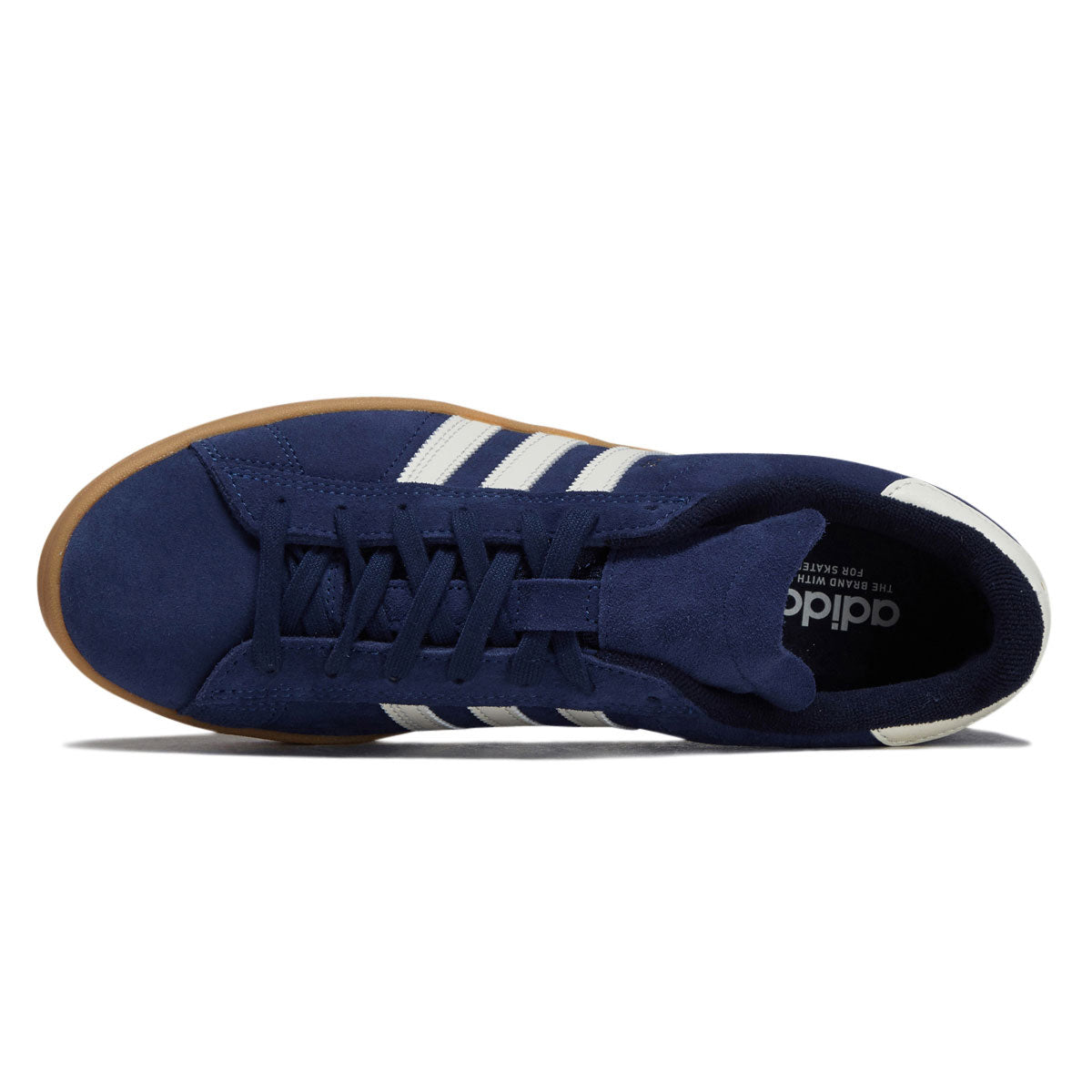 Adidas Campus ADV Shoes - Dark Blue/Chalk White/Gum image 3