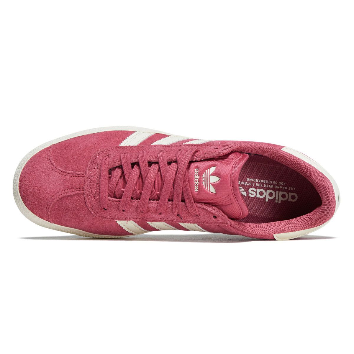 Adidas Gazelle ADV Shoes - Dual Magenta/Cream White/Gold Metallic image 3