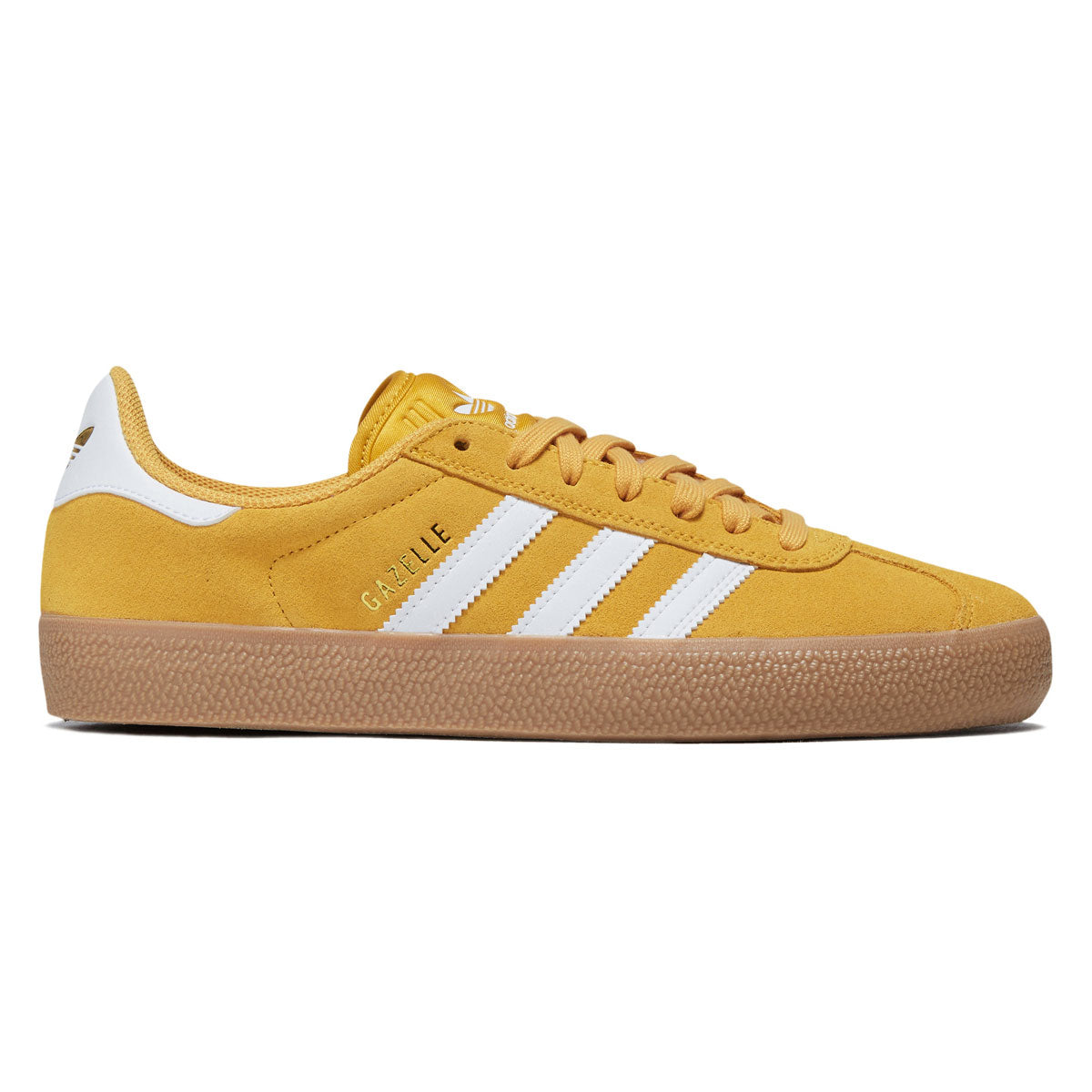 Adidas Gazelle ADV Shoes - Preloved Yellow/Ftwr White/Gold Metallic image 1