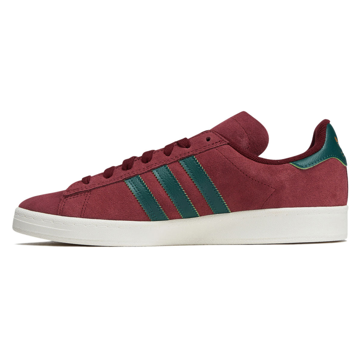 Adidas Campus ADV Shoes - Shadow Red/Court Green/Chalk White image 2