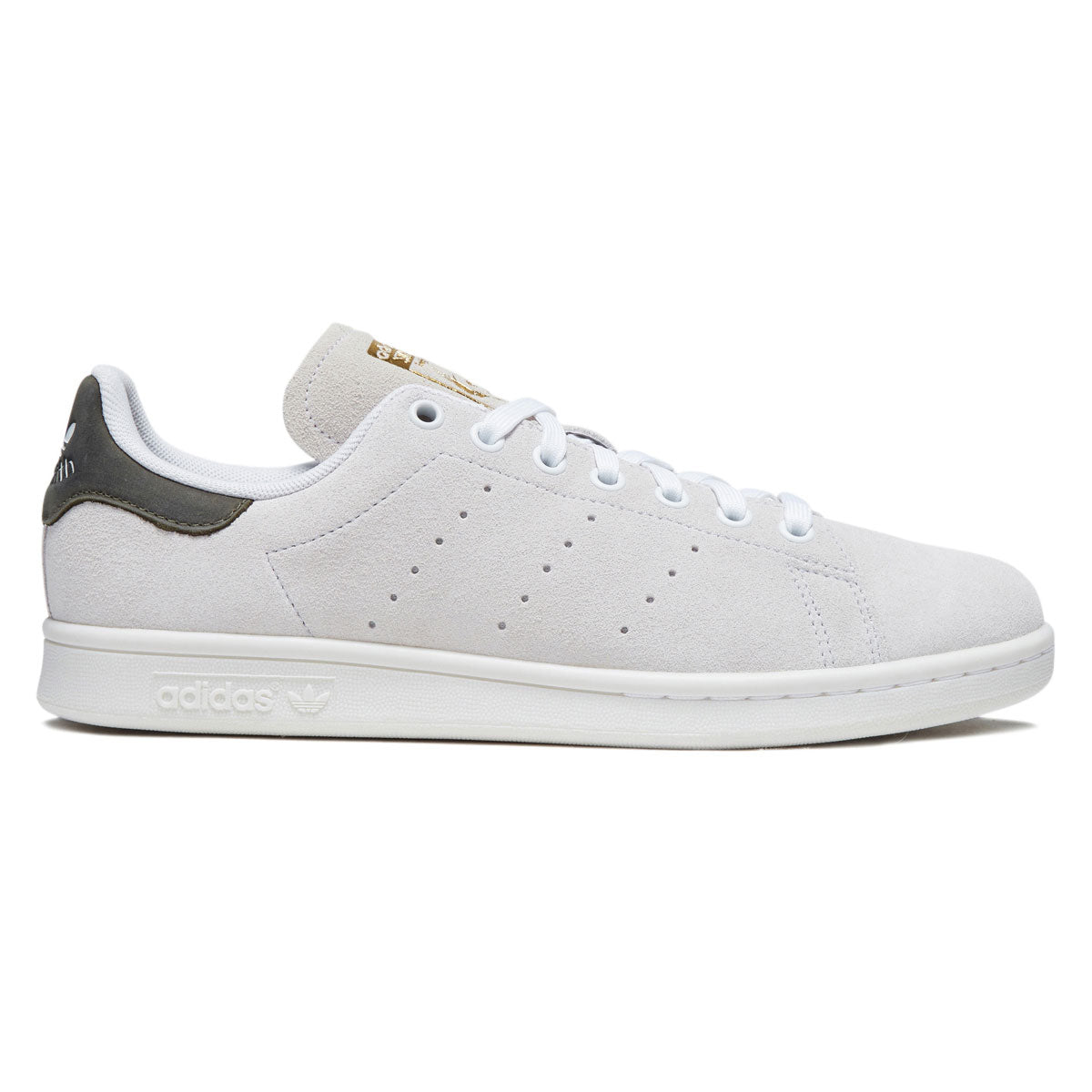 Adidas Stan Smith ADV Shoes - Crystal White/Olive Strata/Gold Metallic image 1