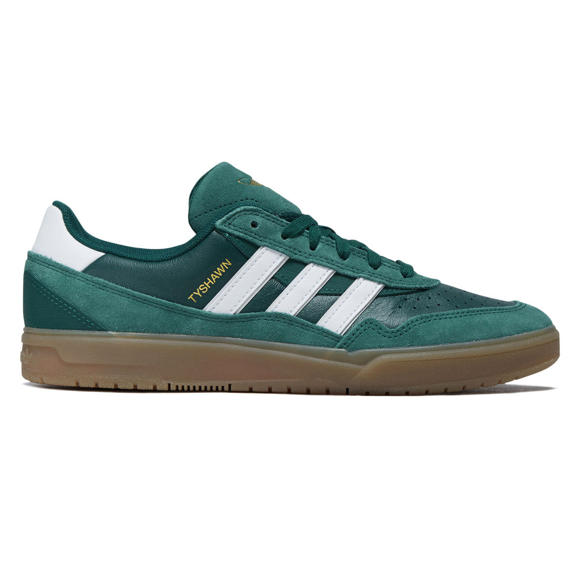 Adidas Tyshawn II Shoes - Collegiate Green/White/Gum image 1
