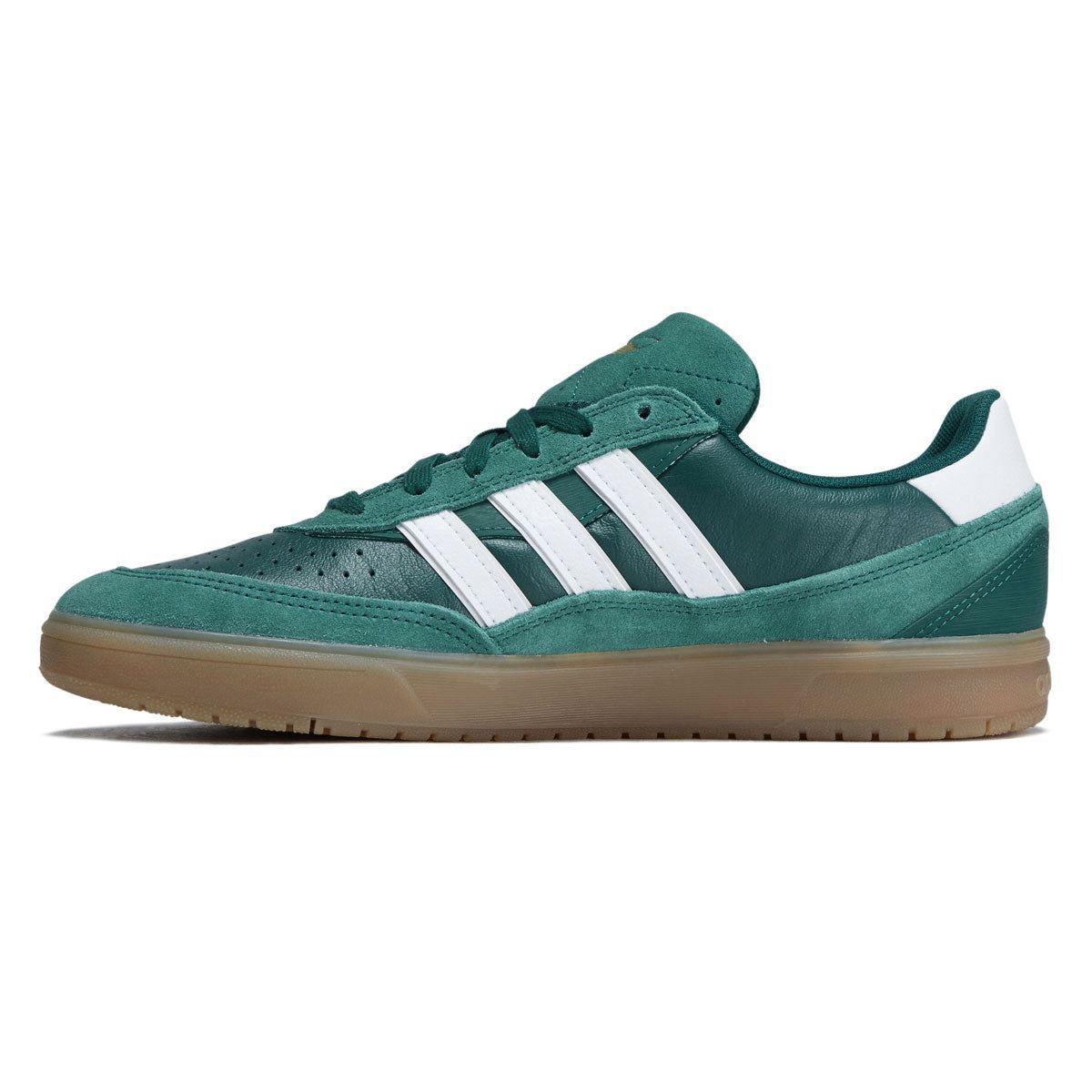 Adidas Tyshawn II Shoes - Collegiate Green/White/Gum image 2